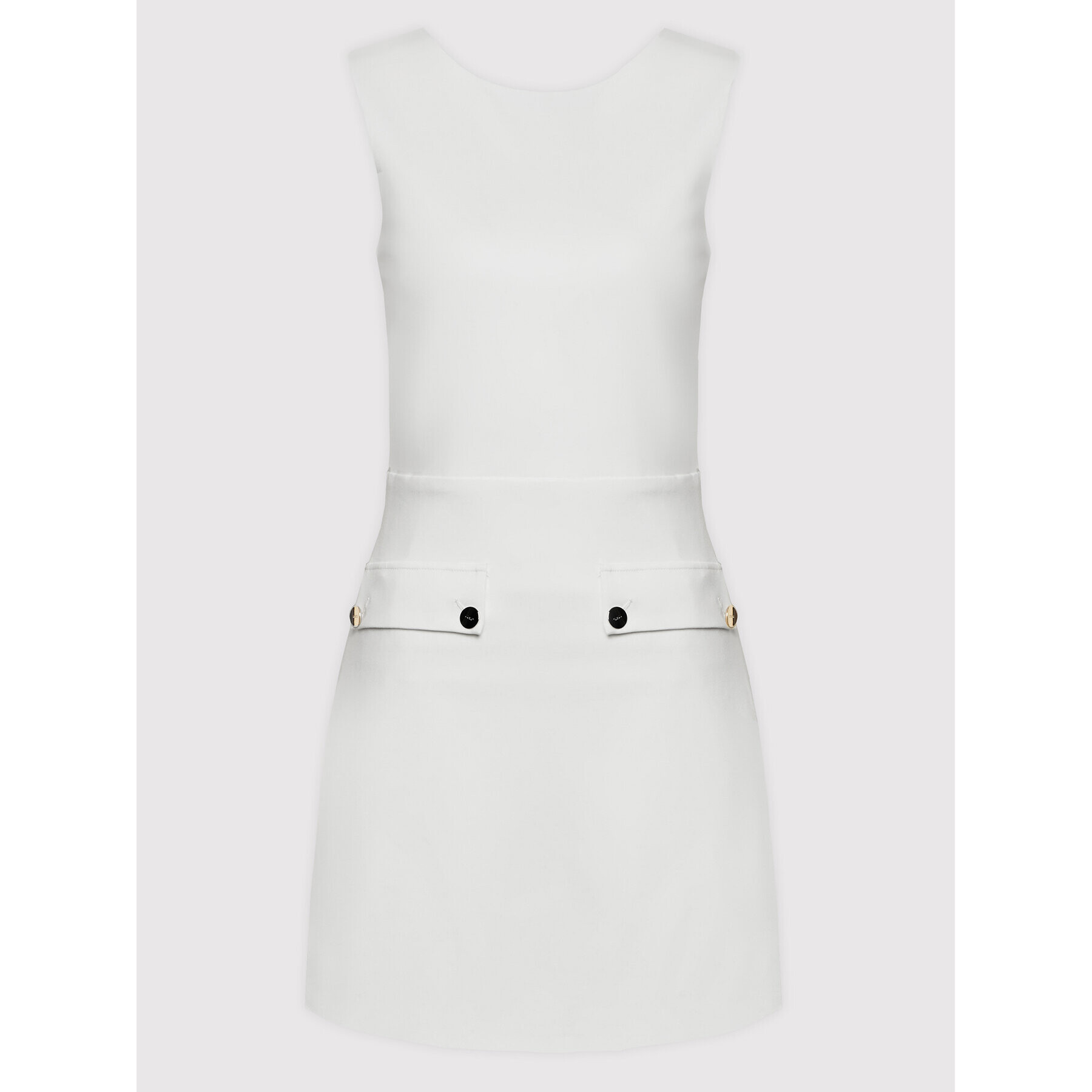 Liu Jo Коктейлна рокля CA2080 J1881 Бял Regular Fit - Pepit.bg
