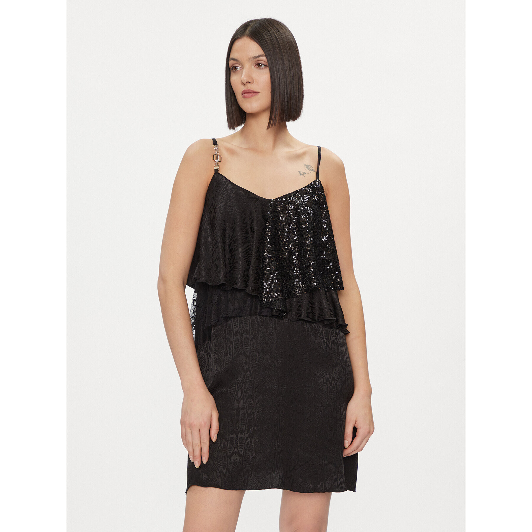 Liu Jo Коктейлна рокля CA4209 T3846 Черен Regular Fit - Pepit.bg