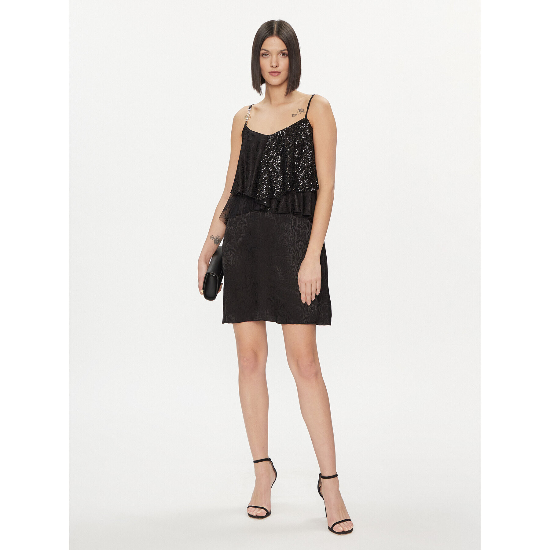 Liu Jo Коктейлна рокля CA4209 T3846 Черен Regular Fit - Pepit.bg