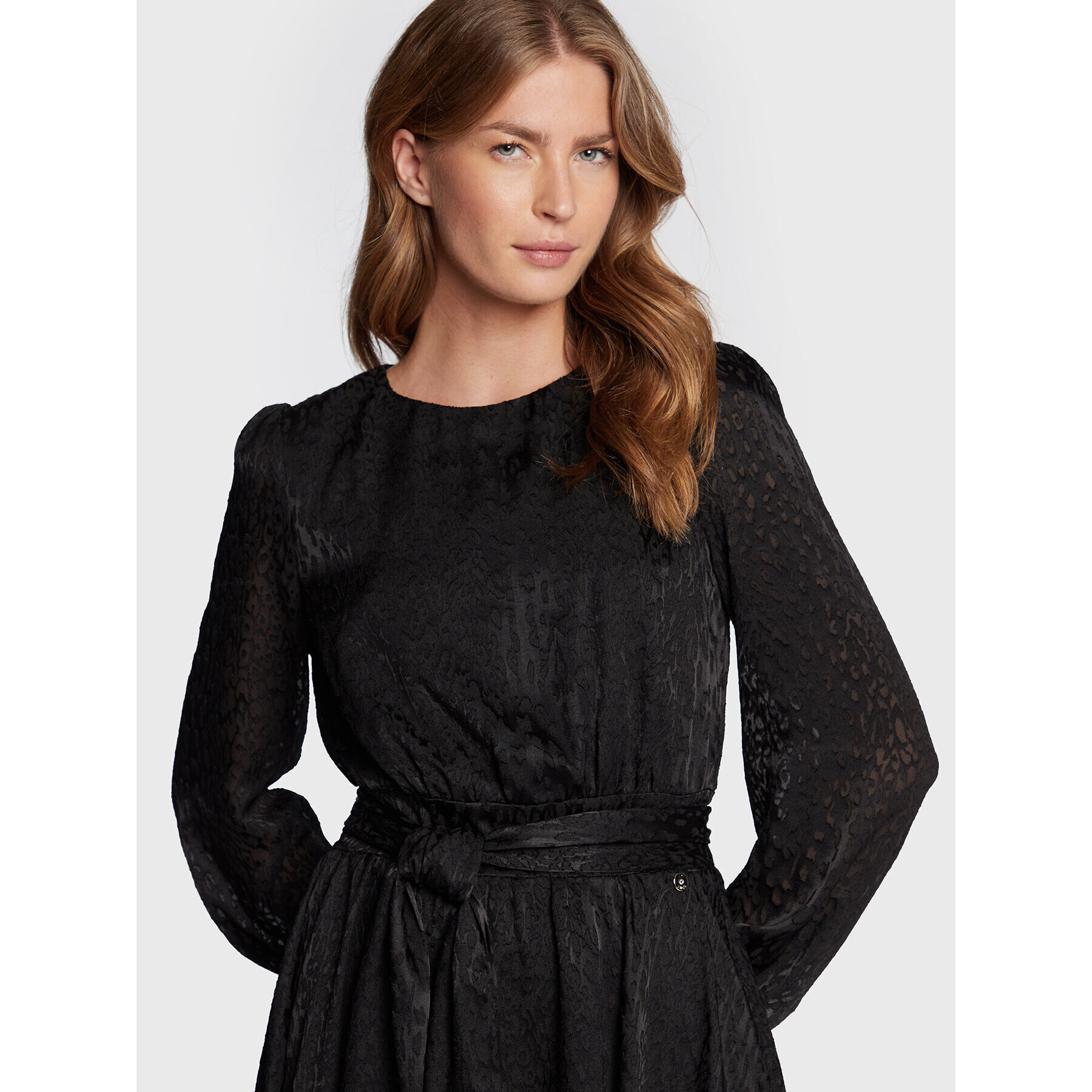 Liu Jo Коктейлна рокля CF2013 T3164 Черен Regular Fit - Pepit.bg