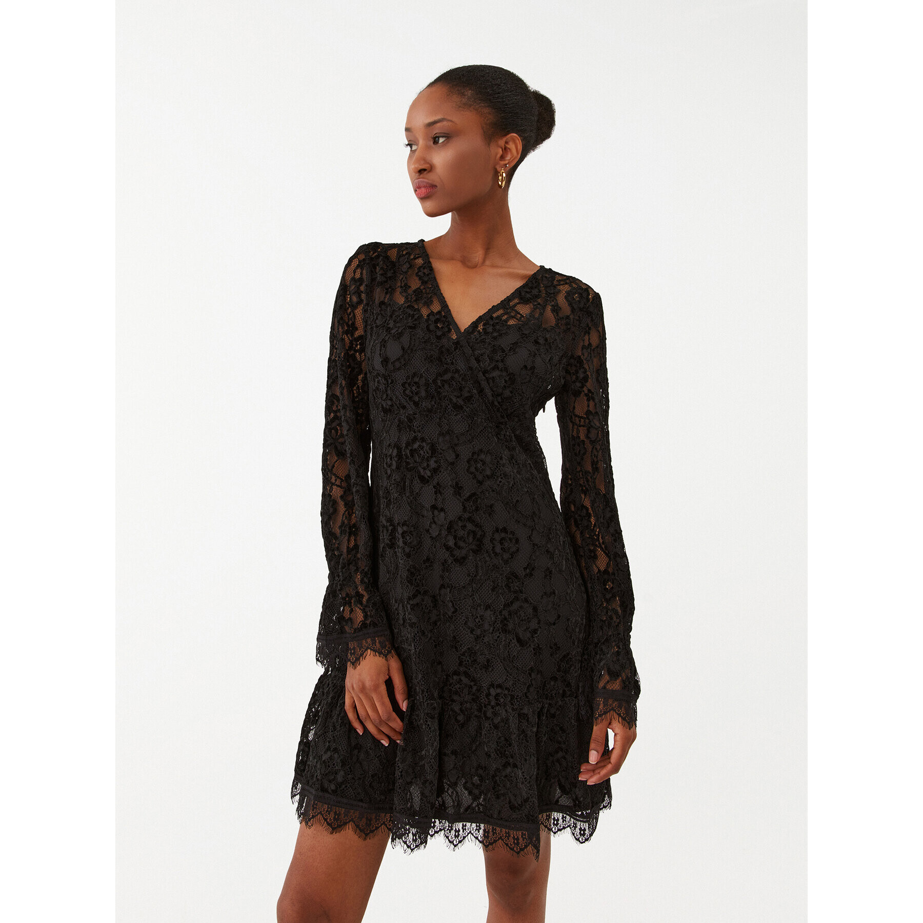 Liu Jo Коктейлна рокля MF3393 J4604 Черен Regular Fit - Pepit.bg