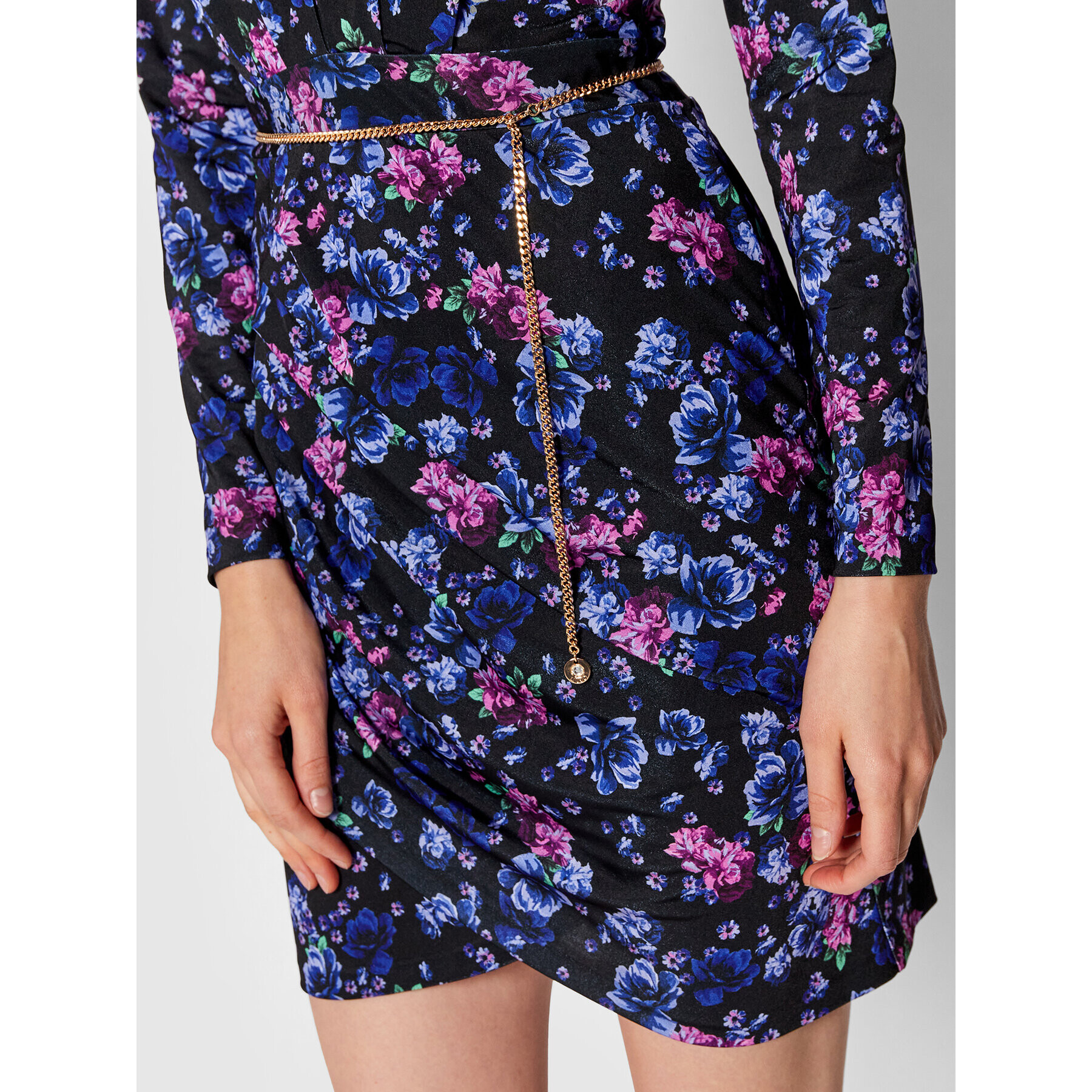 Liu Jo Коктейлна рокля CF1221 J6265 Черен Regular Fit - Pepit.bg