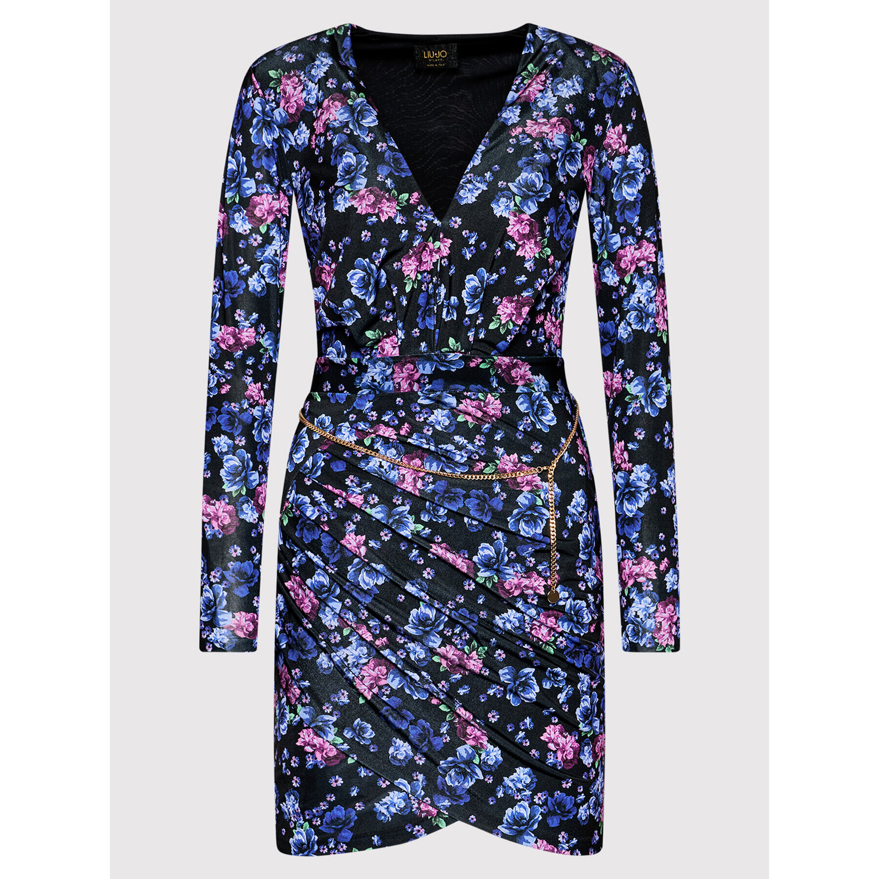 Liu Jo Коктейлна рокля CF1221 J6265 Черен Regular Fit - Pepit.bg