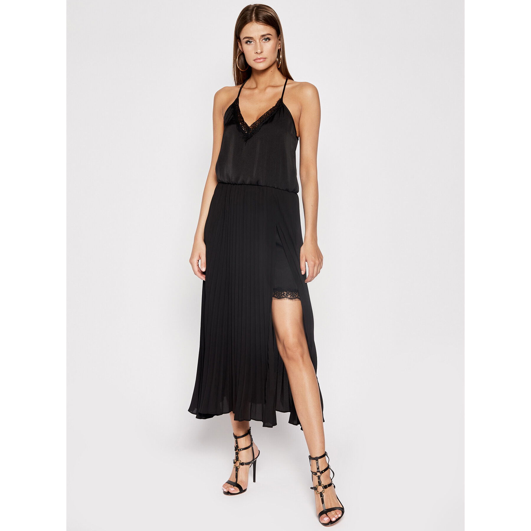 Liu Jo Коктейлна рокля FA0085 J5990 Черен Regular Fit - Pepit.bg