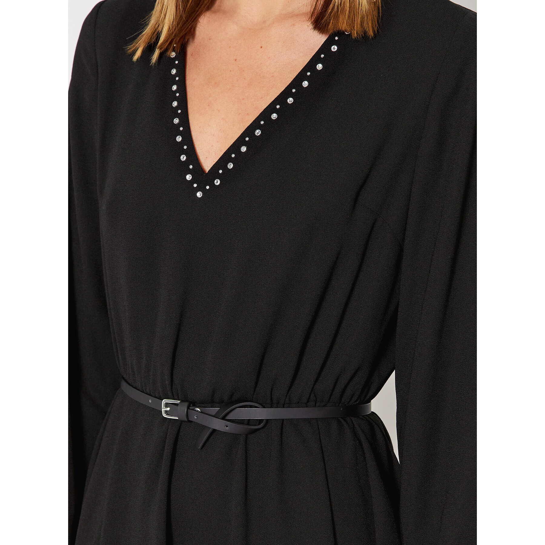 Liu Jo Коктейлна рокля WF1209 T5708 Черен Regular Fit - Pepit.bg