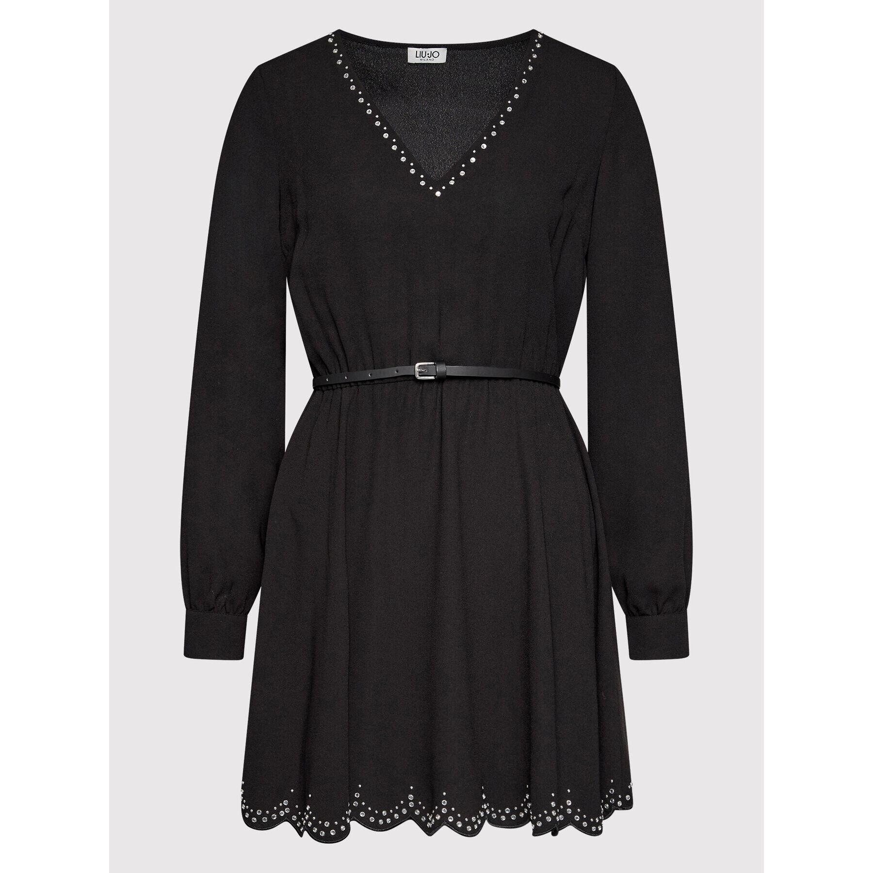 Liu Jo Коктейлна рокля WF1209 T5708 Черен Regular Fit - Pepit.bg
