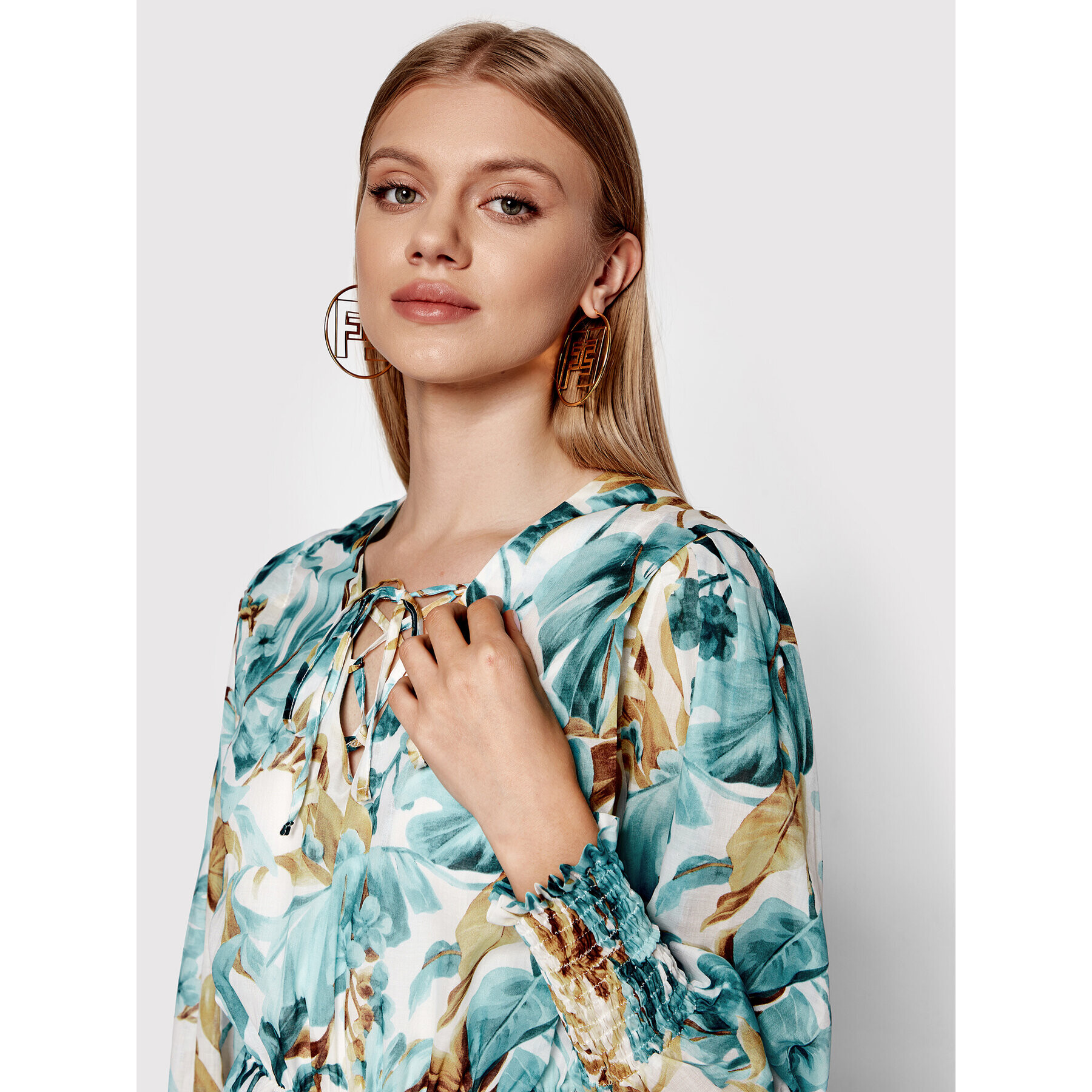 Liu Jo Лятна рокля CA2390 T9316 Син Regular Fit - Pepit.bg