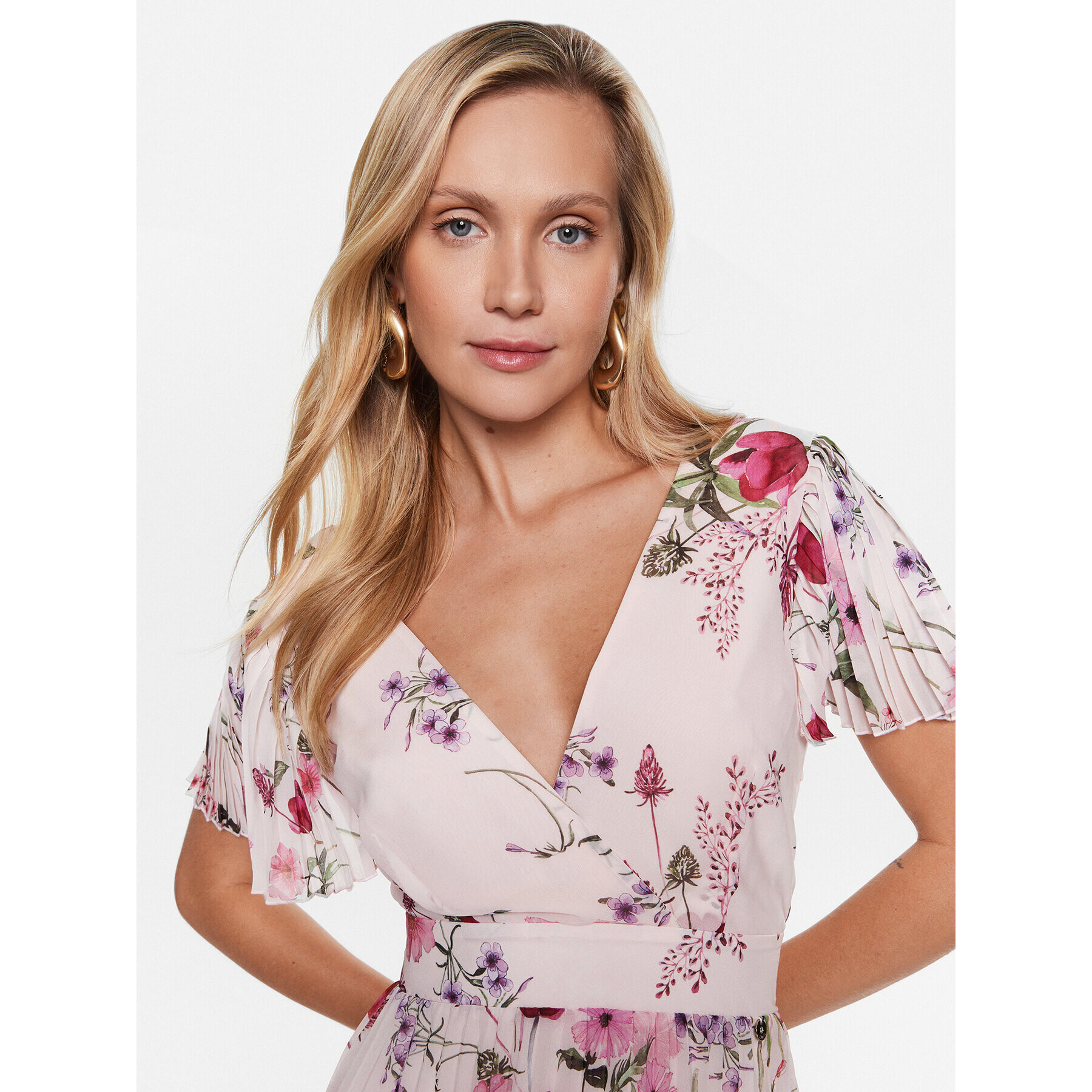 Liu Jo Лятна рокля CA3429 T8885 Розов Regular Fit - Pepit.bg