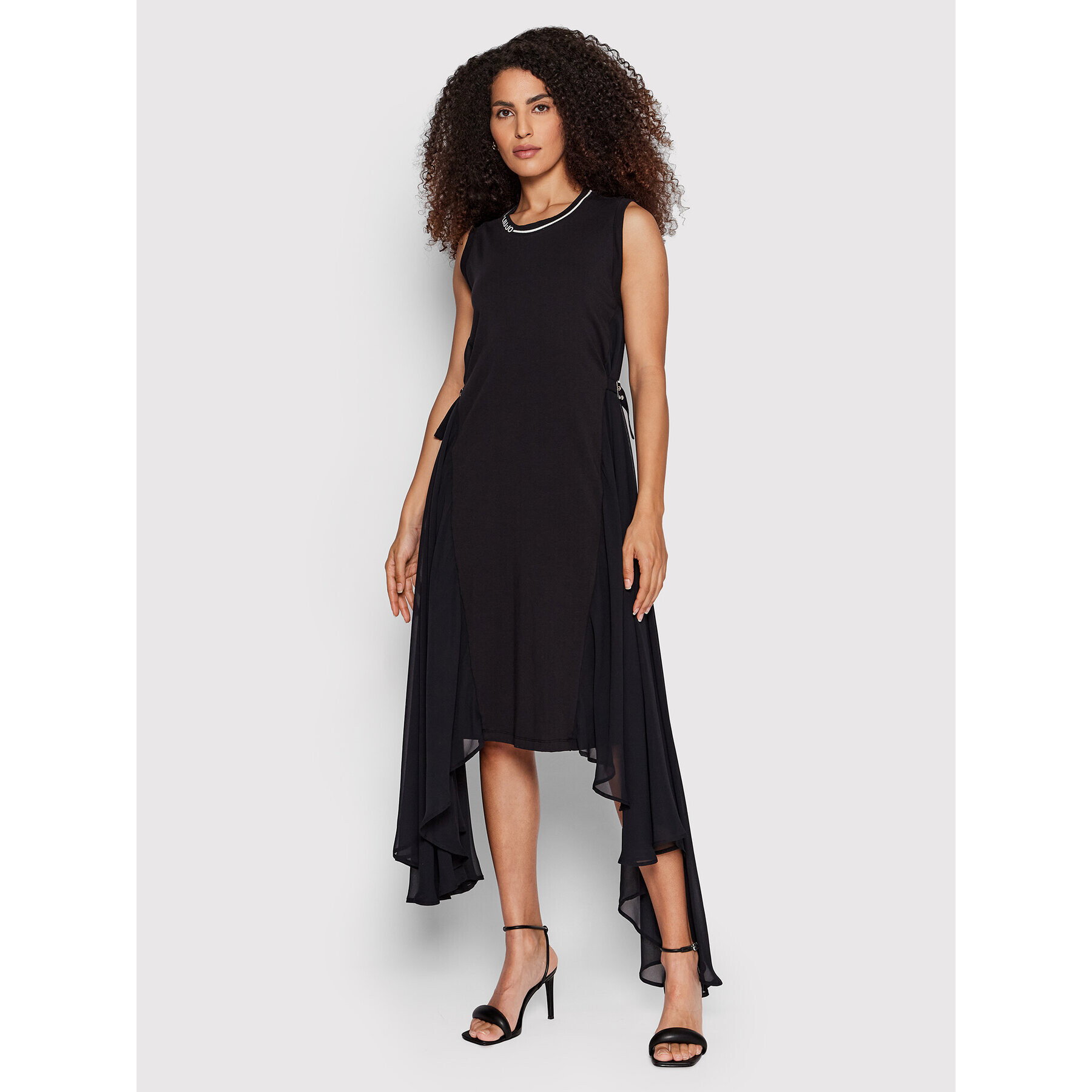 Liu Jo Sport Лятна рокля TA2180 J0088 Черен Regular Fit - Pepit.bg