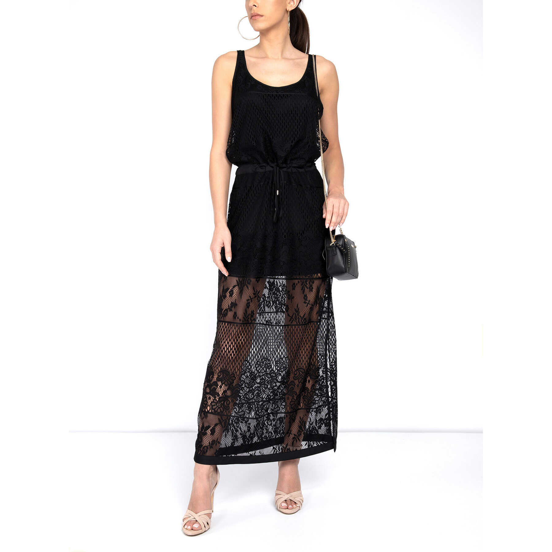 Liu Jo Лятна рокля V19045 J5658 Черен Regular Fit - Pepit.bg