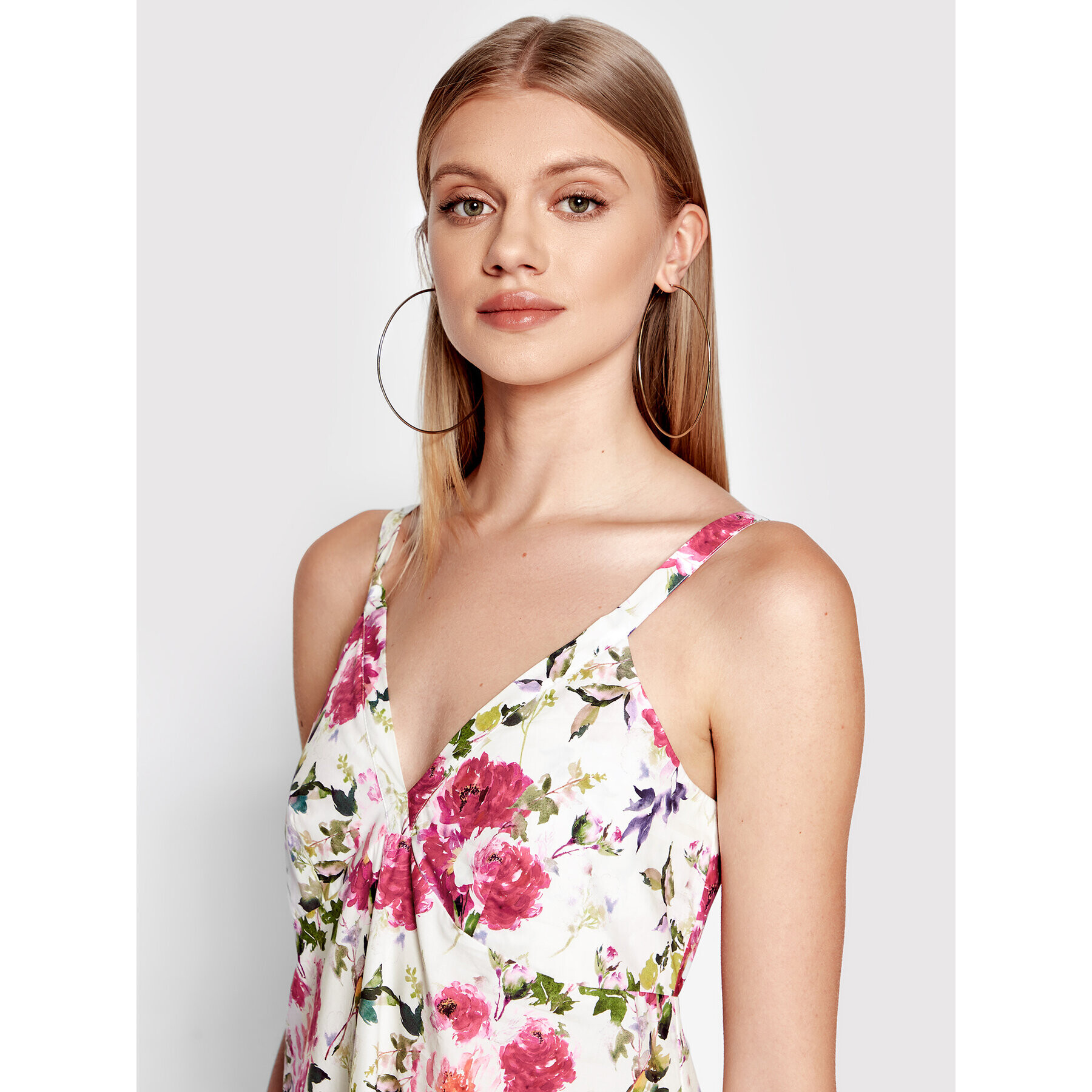 Liu Jo Лятна рокля WA2143 T4883 Бял Regular Fit - Pepit.bg
