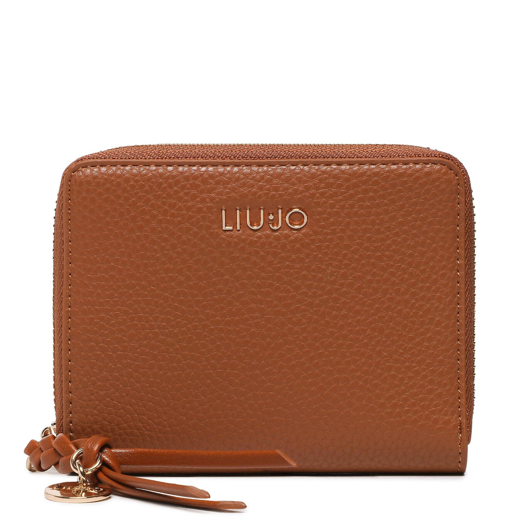 Liu Jo Малък дамски портфейл Ecs M Zip Around AA3296 E0086 Кафяв - Pepit.bg