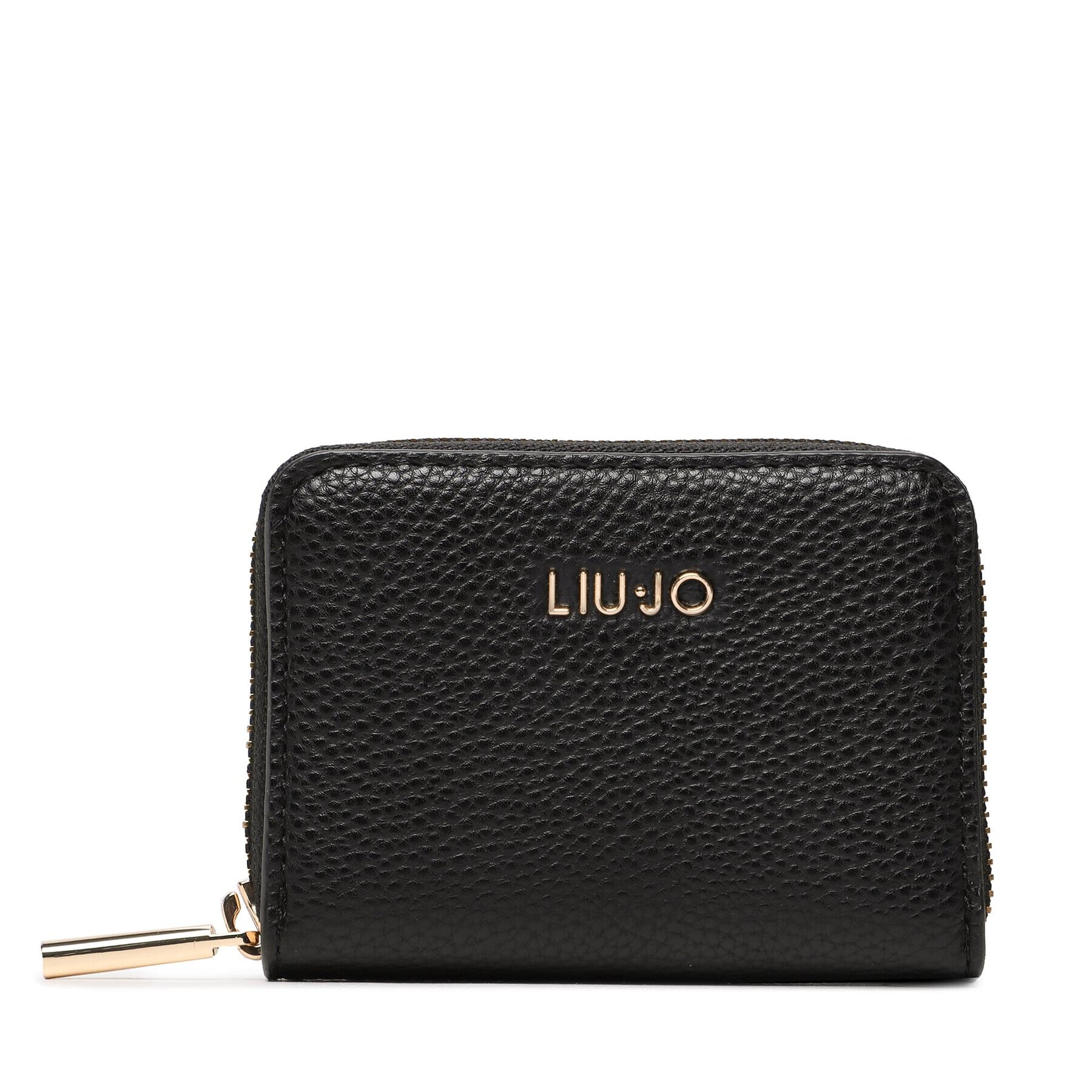 Liu Jo Малък дамски портфейл Ecs S Zip Around AA3263 E0086 Черен - Pepit.bg