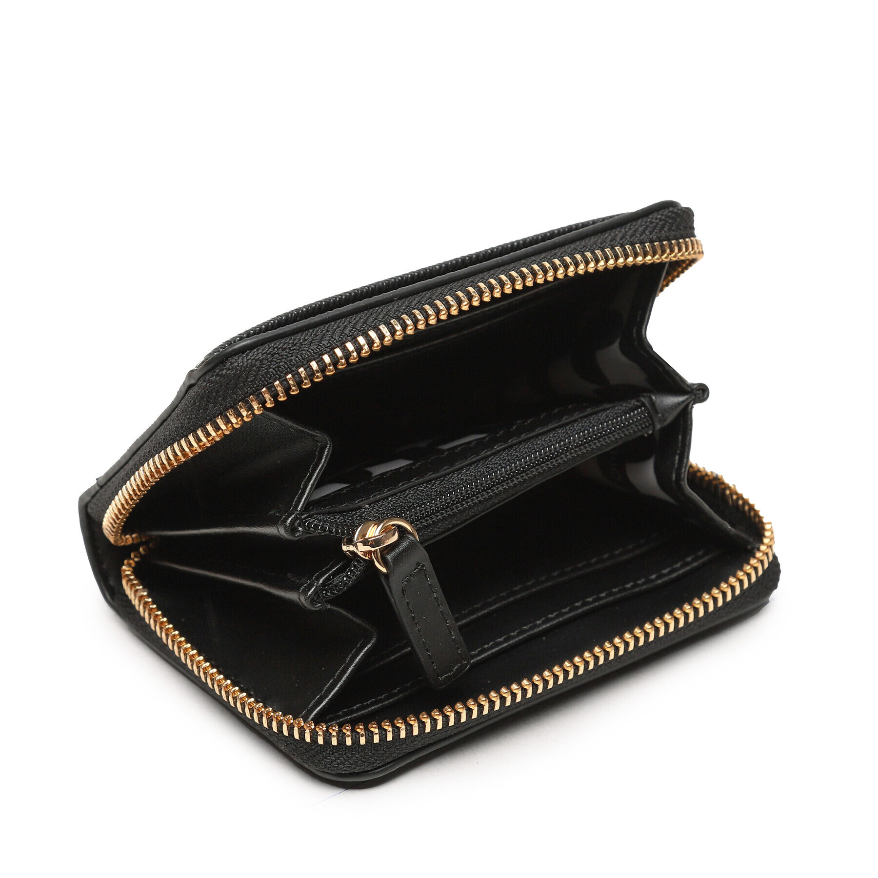 Liu Jo Малък дамски портфейл Ecs S Zip Around AF3383 E0087 Черен - Pepit.bg