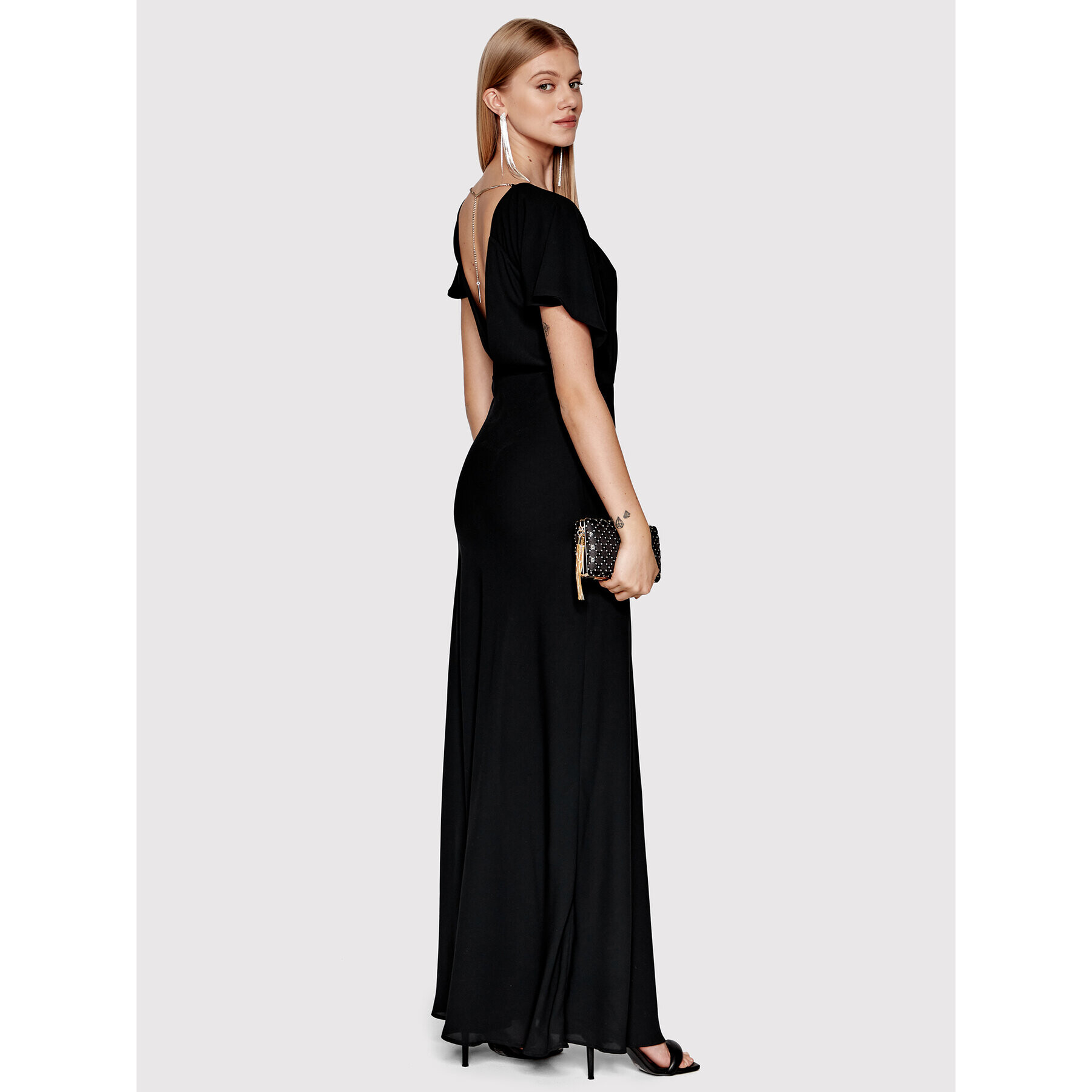Liu Jo Официална рокля CA2284 T5863 Черен Regular Fit - Pepit.bg