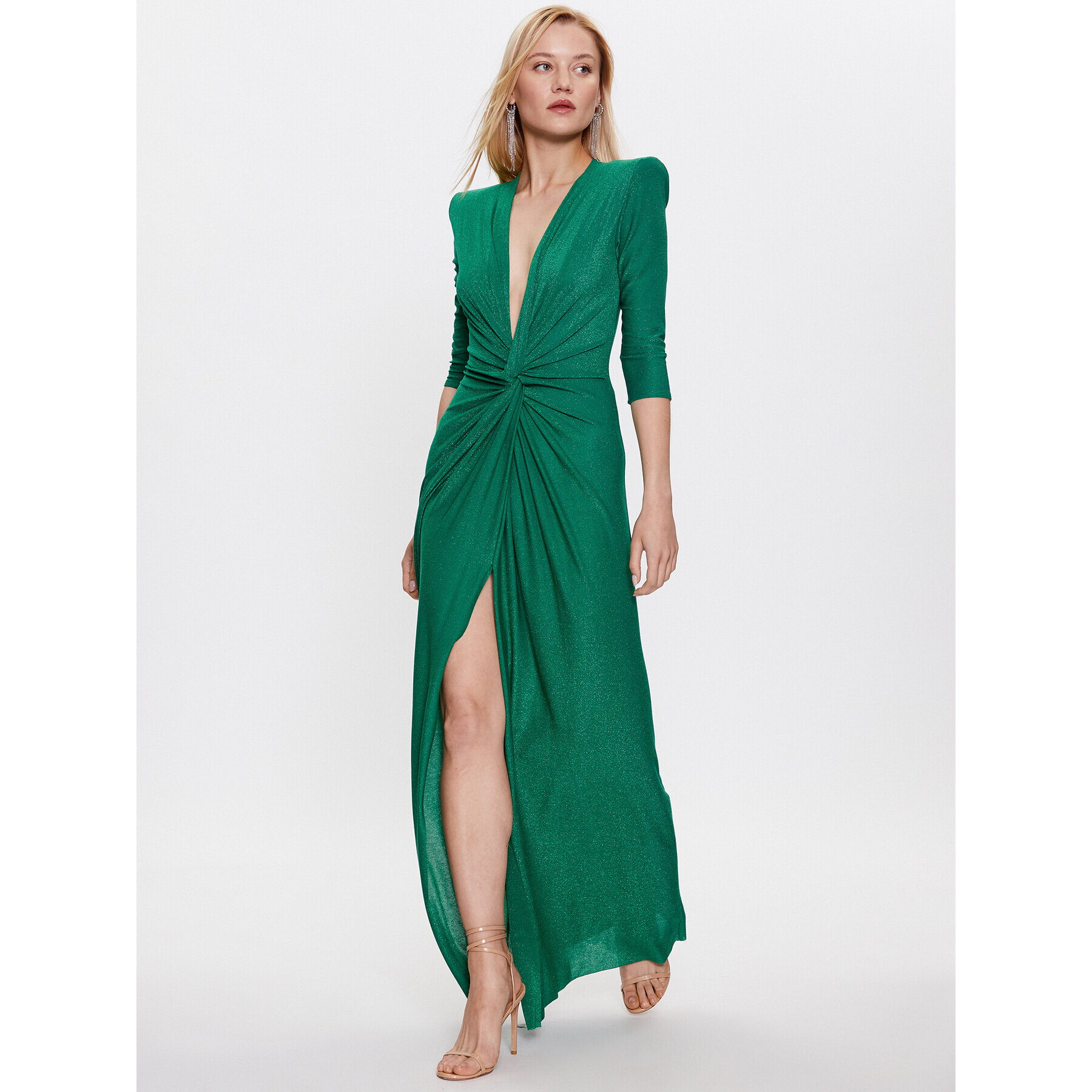 Liu Jo Официална рокля CF3223 J1923 Зелен Regular Fit - Pepit.bg