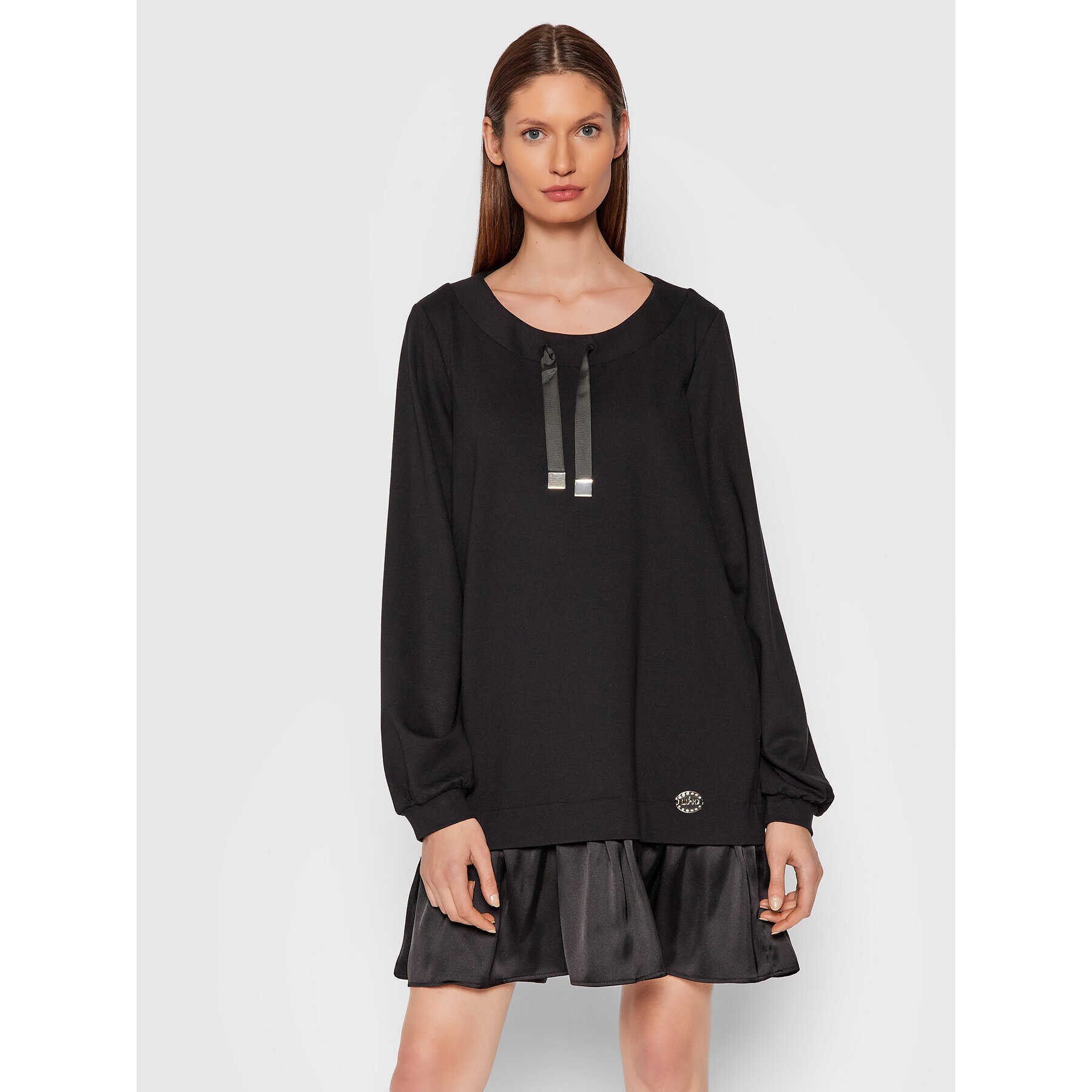 Liu Jo Плетена рокля 5F1088 J6264 Черен Regular Fit - Pepit.bg