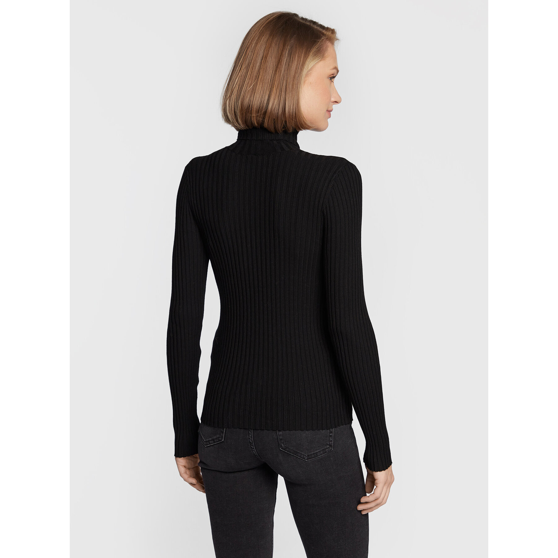 Liu Jo Поло CF2175 MS99E Черен Slim Fit - Pepit.bg