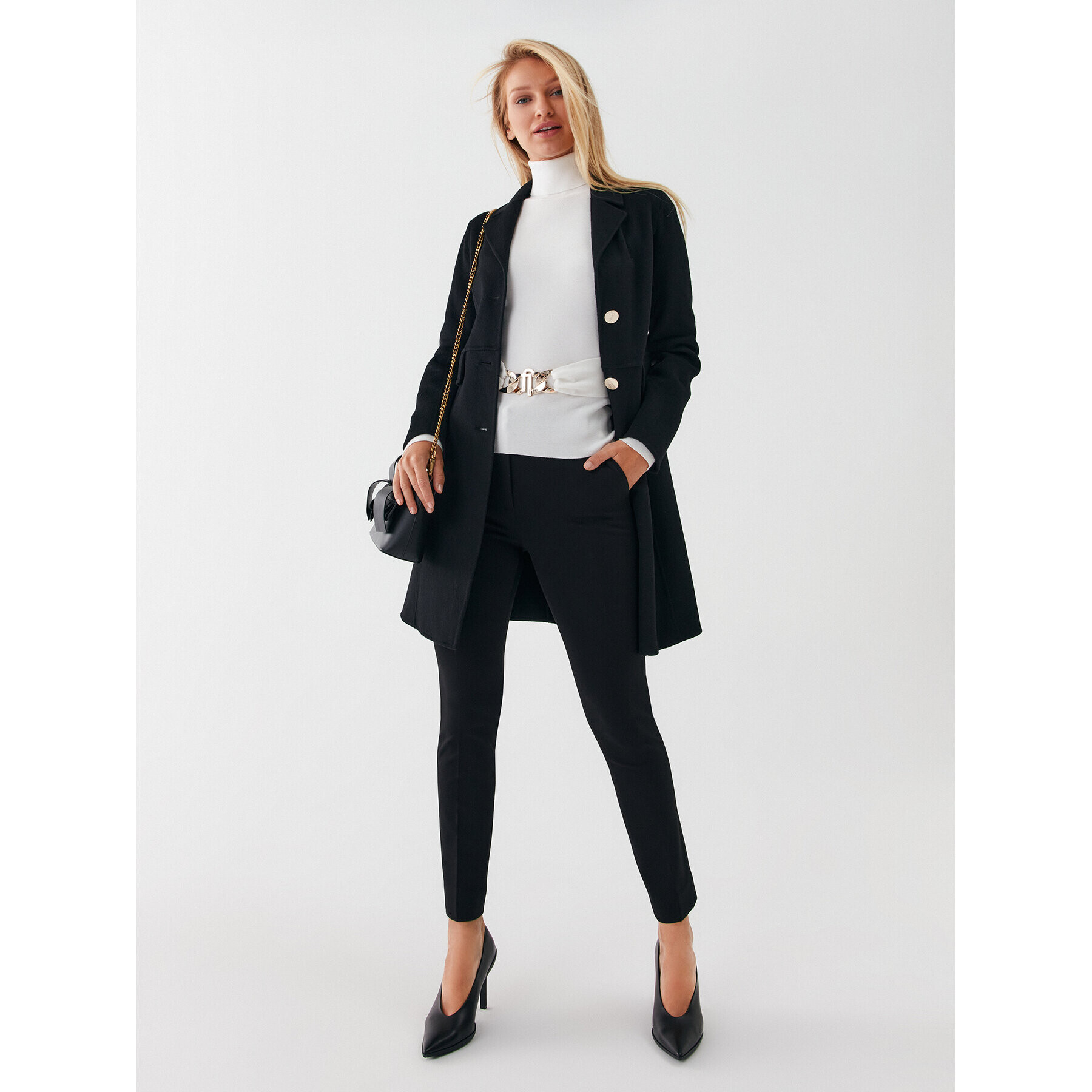 Liu Jo Поло CF3050 MS99E Бял Slim Fit - Pepit.bg