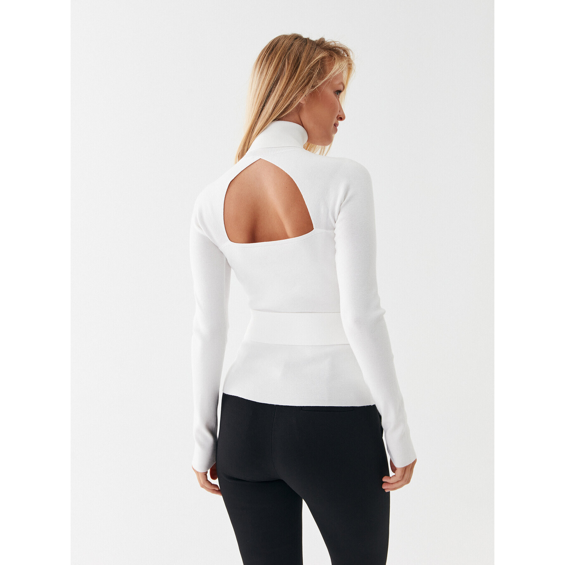 Liu Jo Поло CF3050 MS99E Бял Slim Fit - Pepit.bg