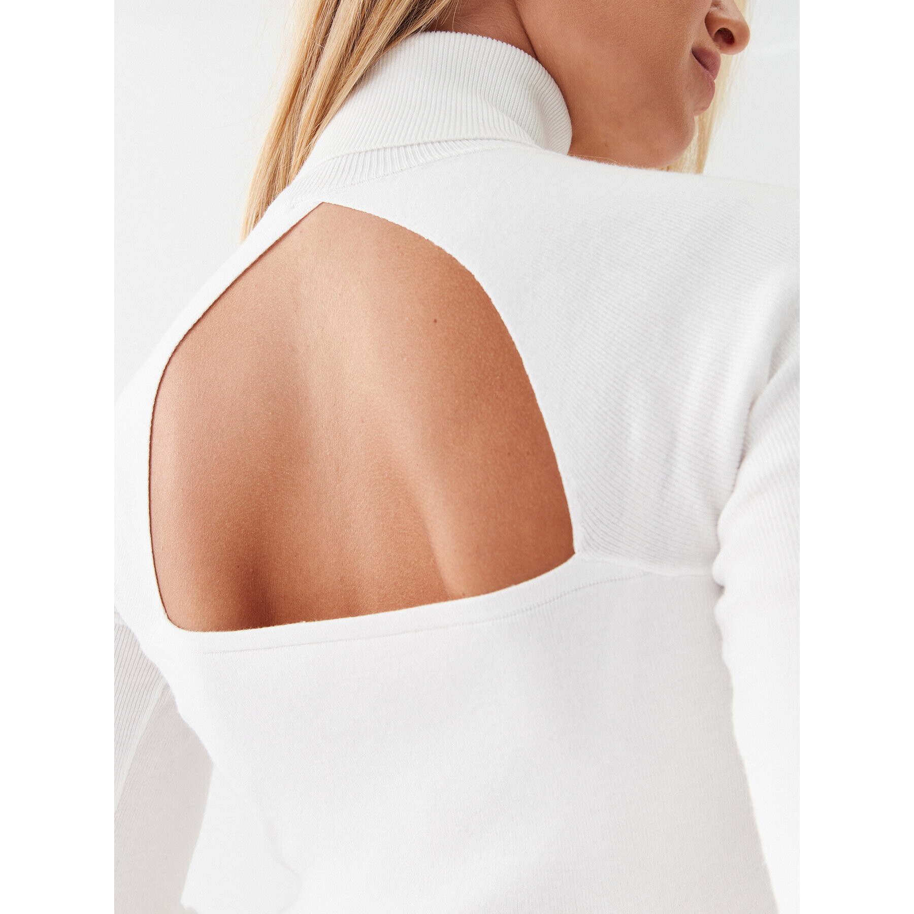 Liu Jo Поло CF3050 MS99E Бял Slim Fit - Pepit.bg