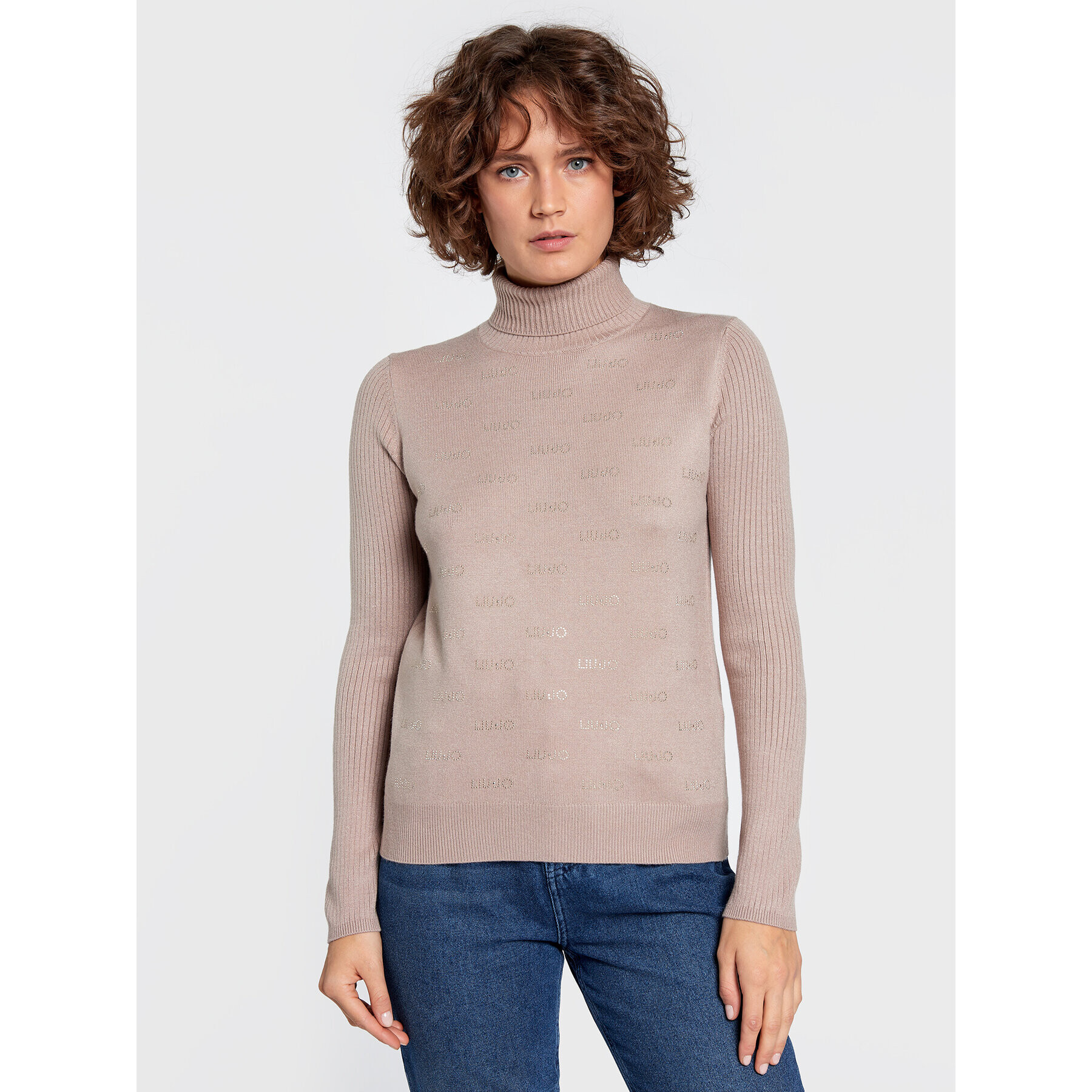 Liu Jo Sport Поло TF2107 MA63M Кафяв Regular Fit - Pepit.bg