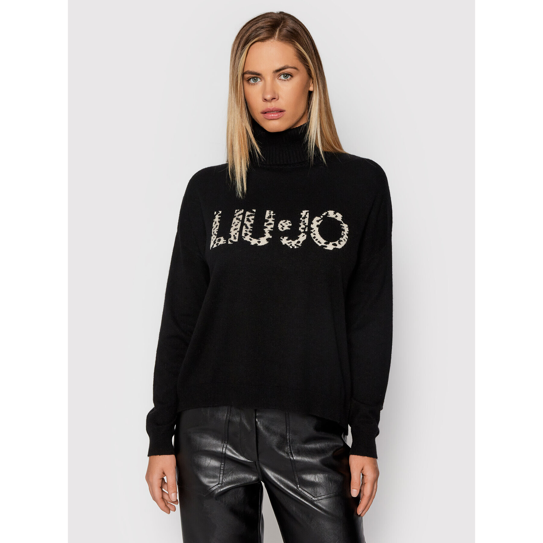 Liu Jo Поло WF1497 MA14G Черен Regular Fit - Pepit.bg