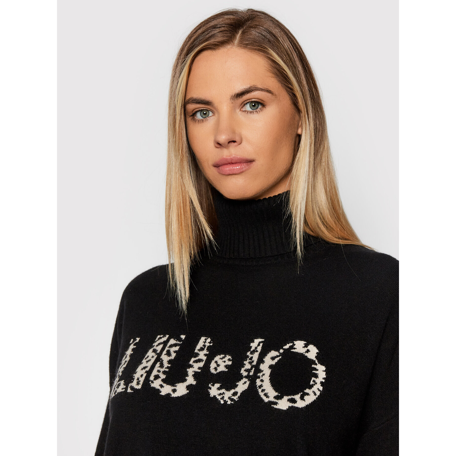 Liu Jo Поло WF1497 MA14G Черен Regular Fit - Pepit.bg