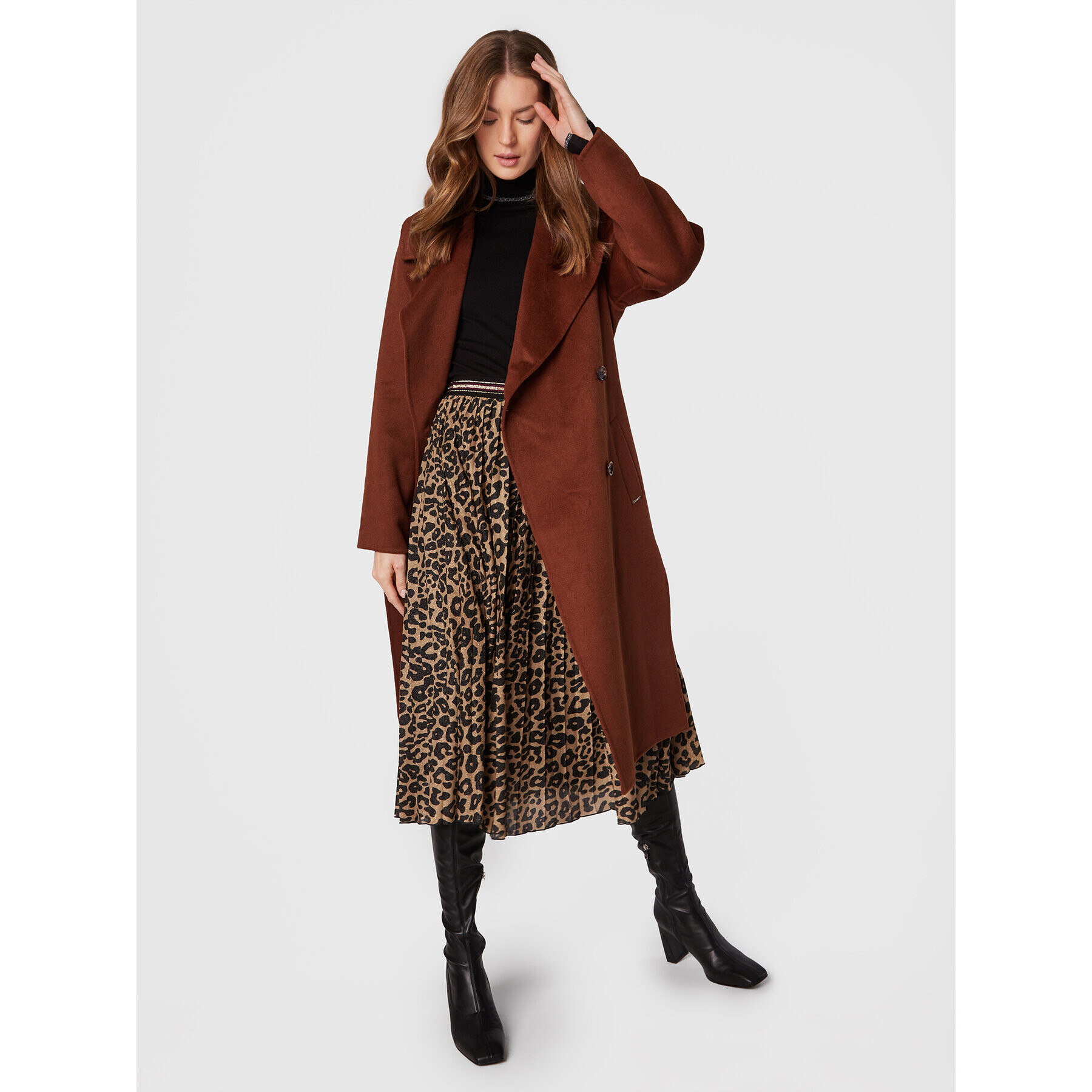Liu Jo Поло WF2478 MS49I Черен Slim Fit - Pepit.bg
