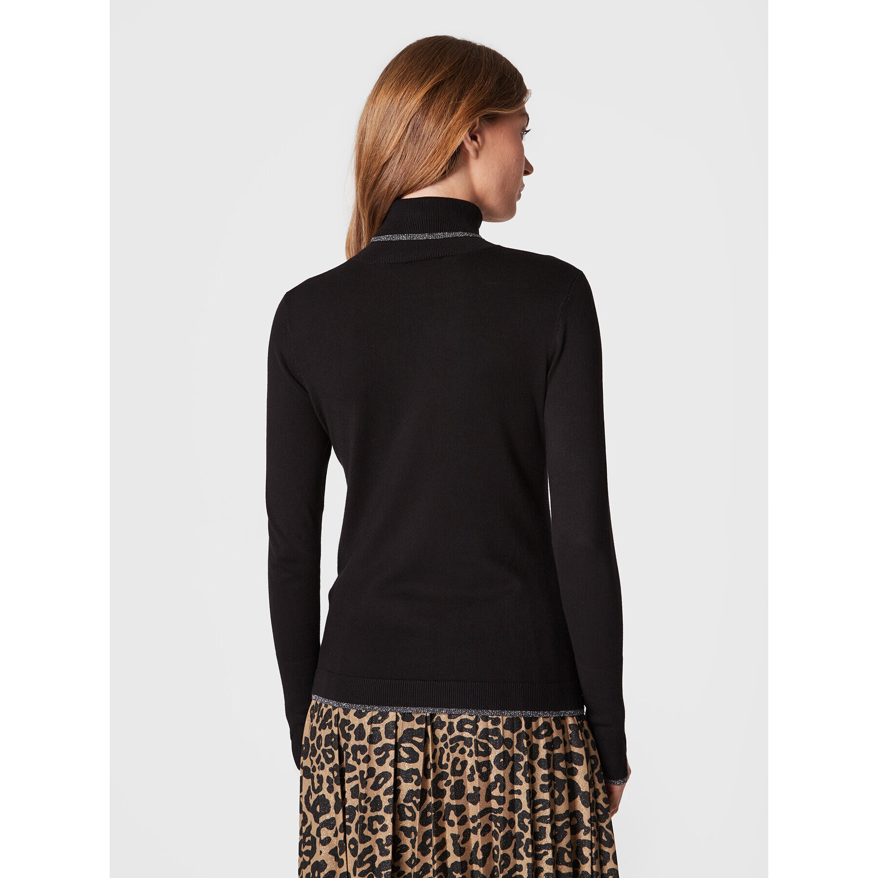 Liu Jo Поло WF2478 MS49I Черен Slim Fit - Pepit.bg