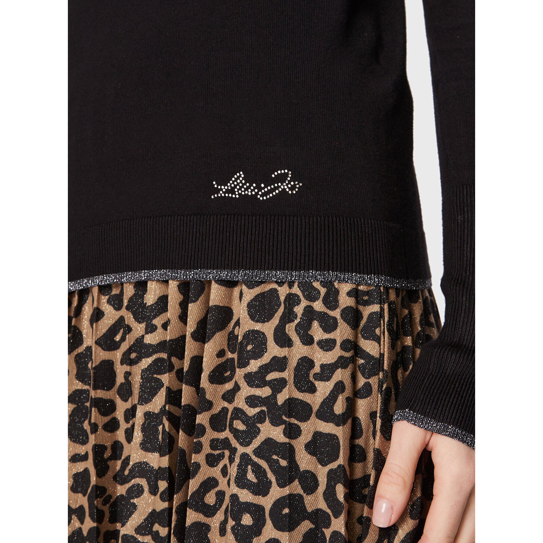 Liu Jo Поло WF2478 MS49I Черен Slim Fit - Pepit.bg