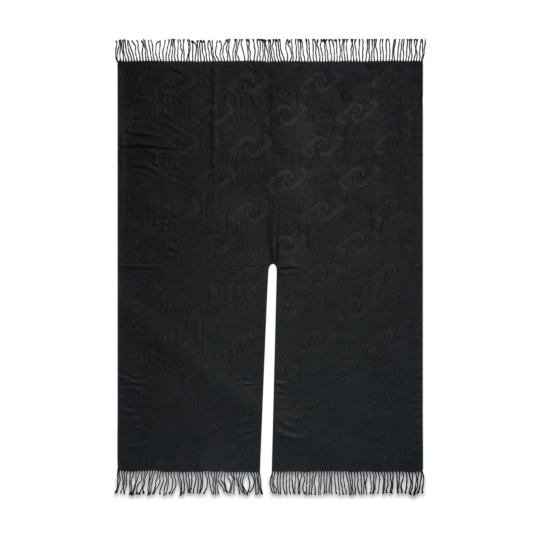 Liu Jo Пончо Poncho Double Embo 3F1050 T0300 Черен Regular Fit - Pepit.bg