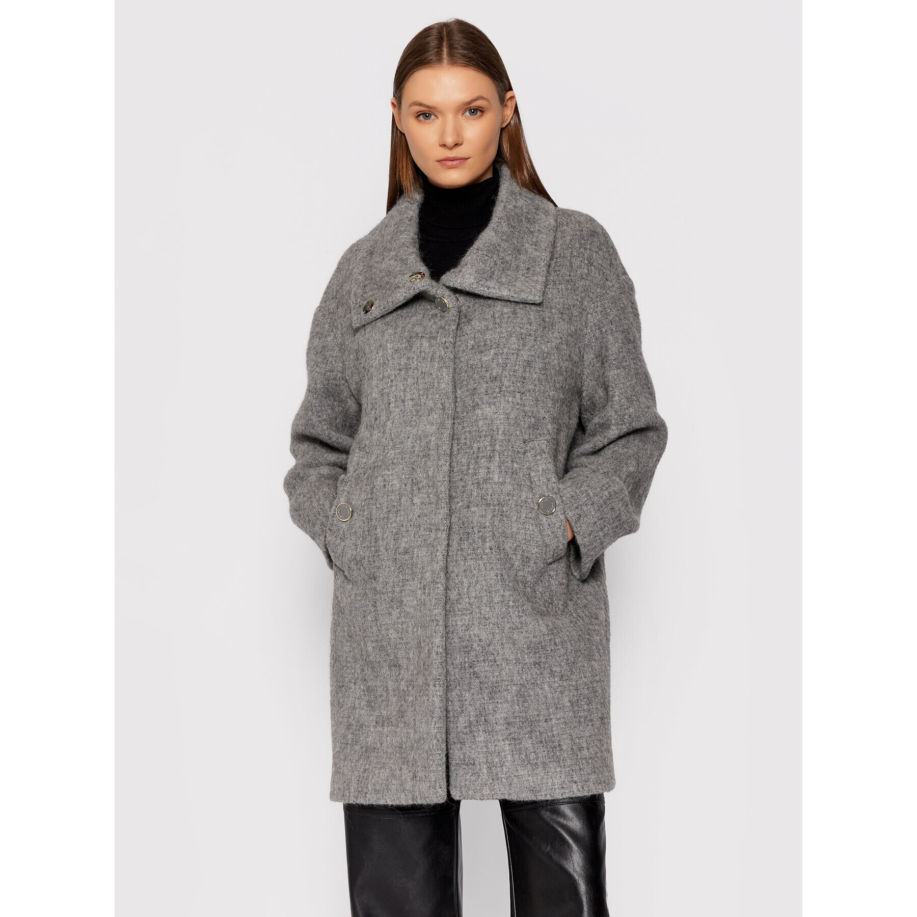 Liu Jo Преходно палто CF1253 T2474 Сив Regular Fit - Pepit.bg