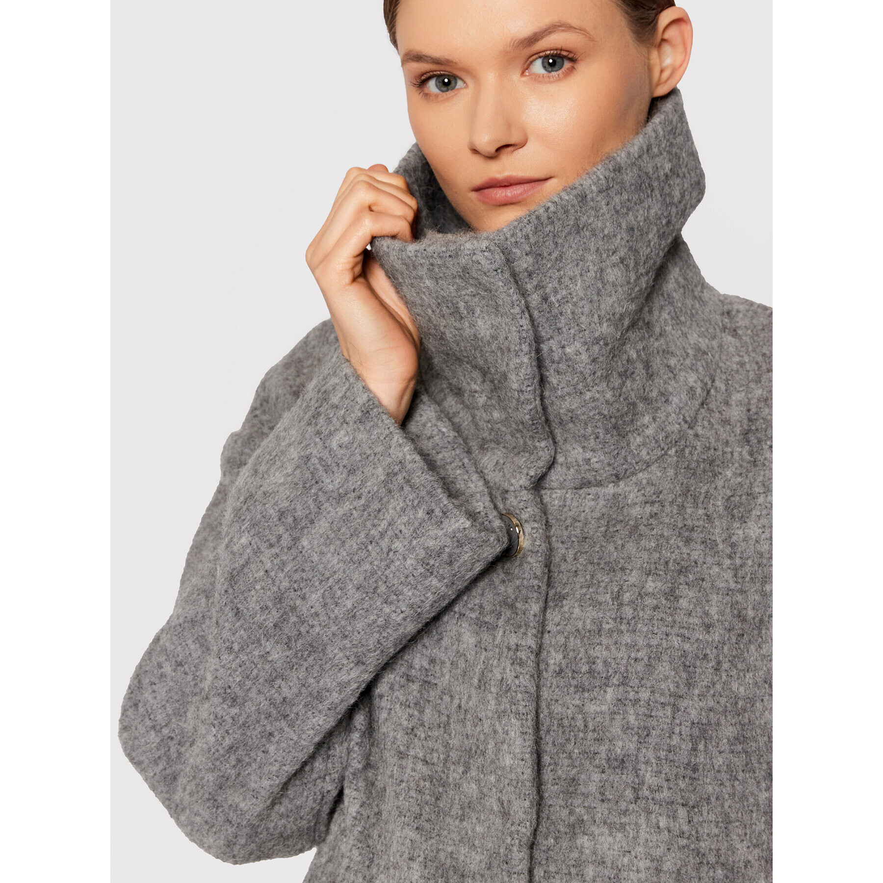 Liu Jo Преходно палто CF1253 T2474 Сив Regular Fit - Pepit.bg