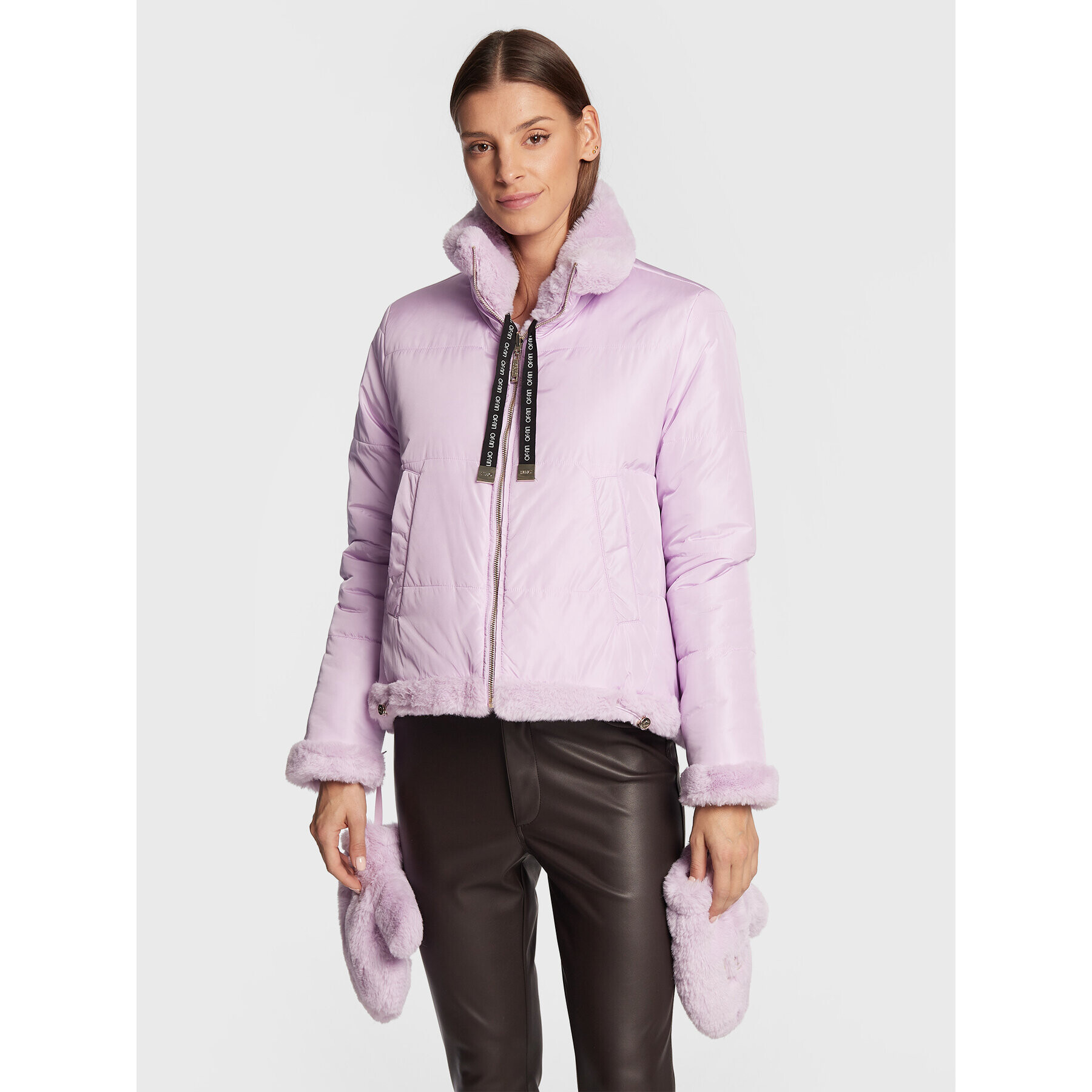Liu Jo Sport Преходно яке TF2172 E0696 Виолетов Relaxed Fit - Pepit.bg