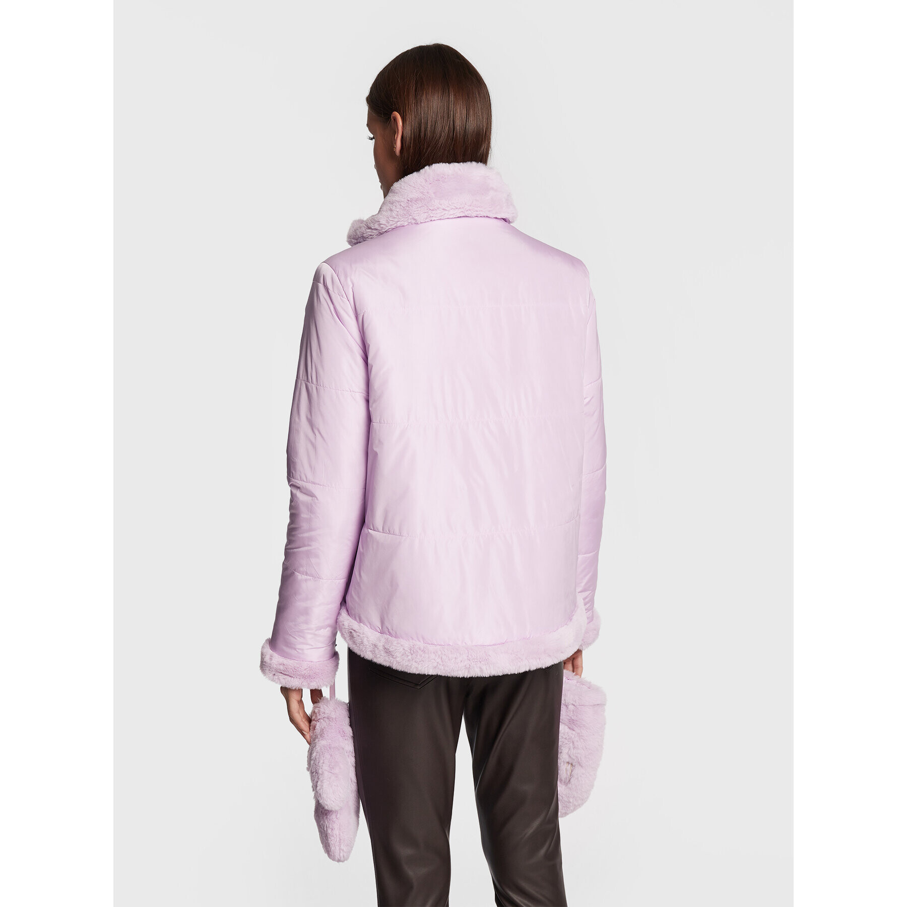 Liu Jo Sport Преходно яке TF2172 E0696 Виолетов Relaxed Fit - Pepit.bg