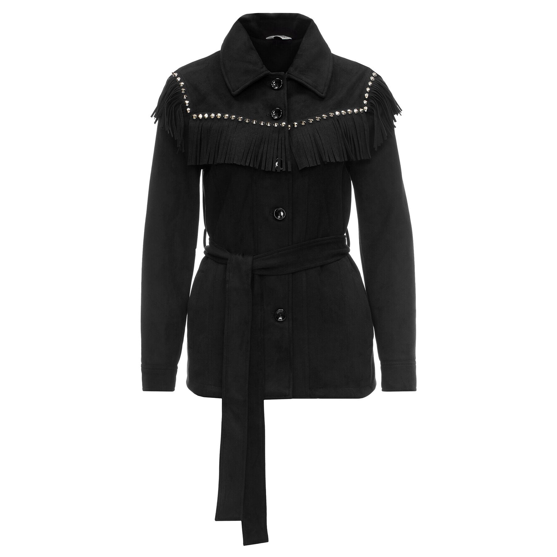 Liu Jo Преходно яке W69418 E0601 Черен Regular Fit - Pepit.bg