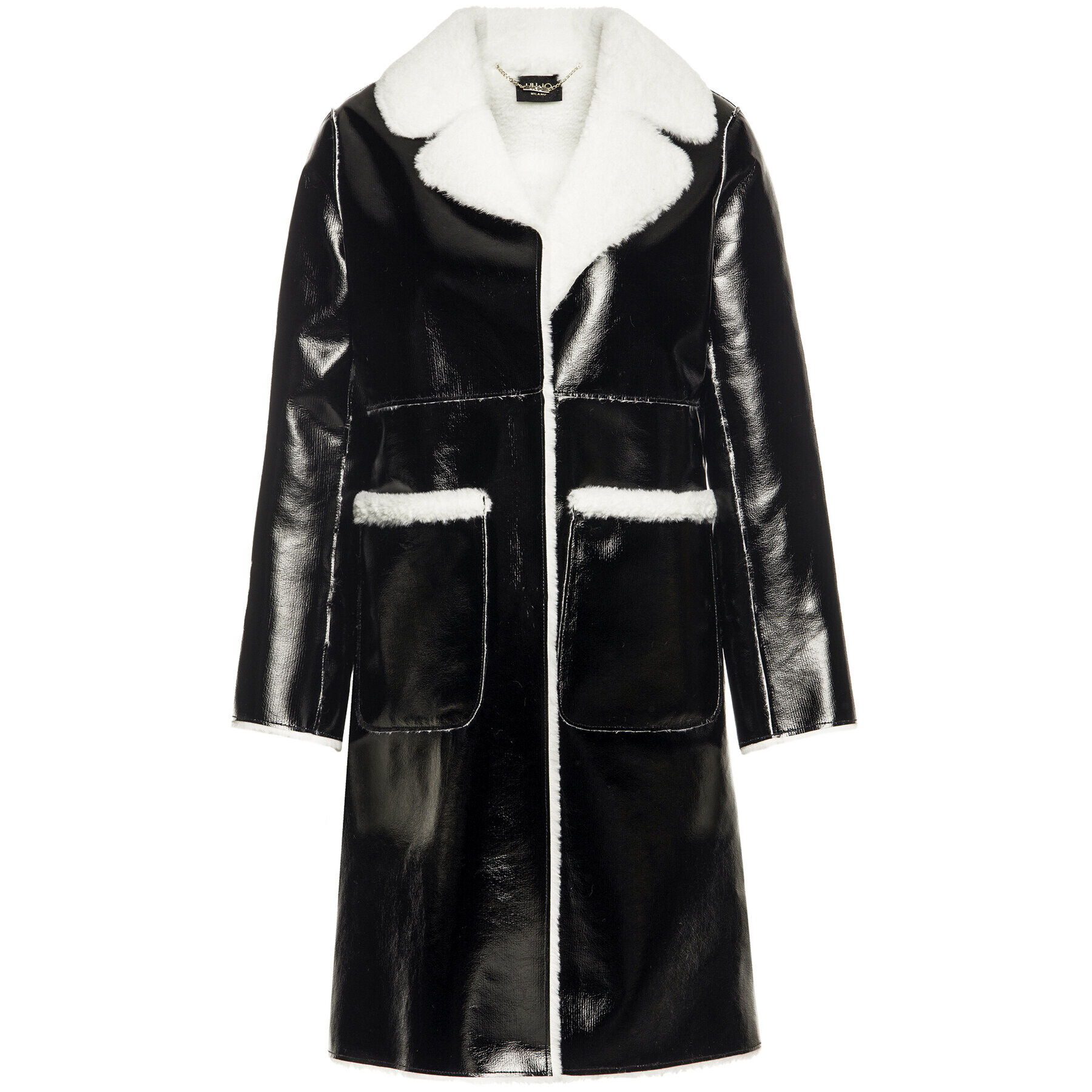 Liu Jo Преходно палто C69013 E0652 Черен Regular Fit - Pepit.bg