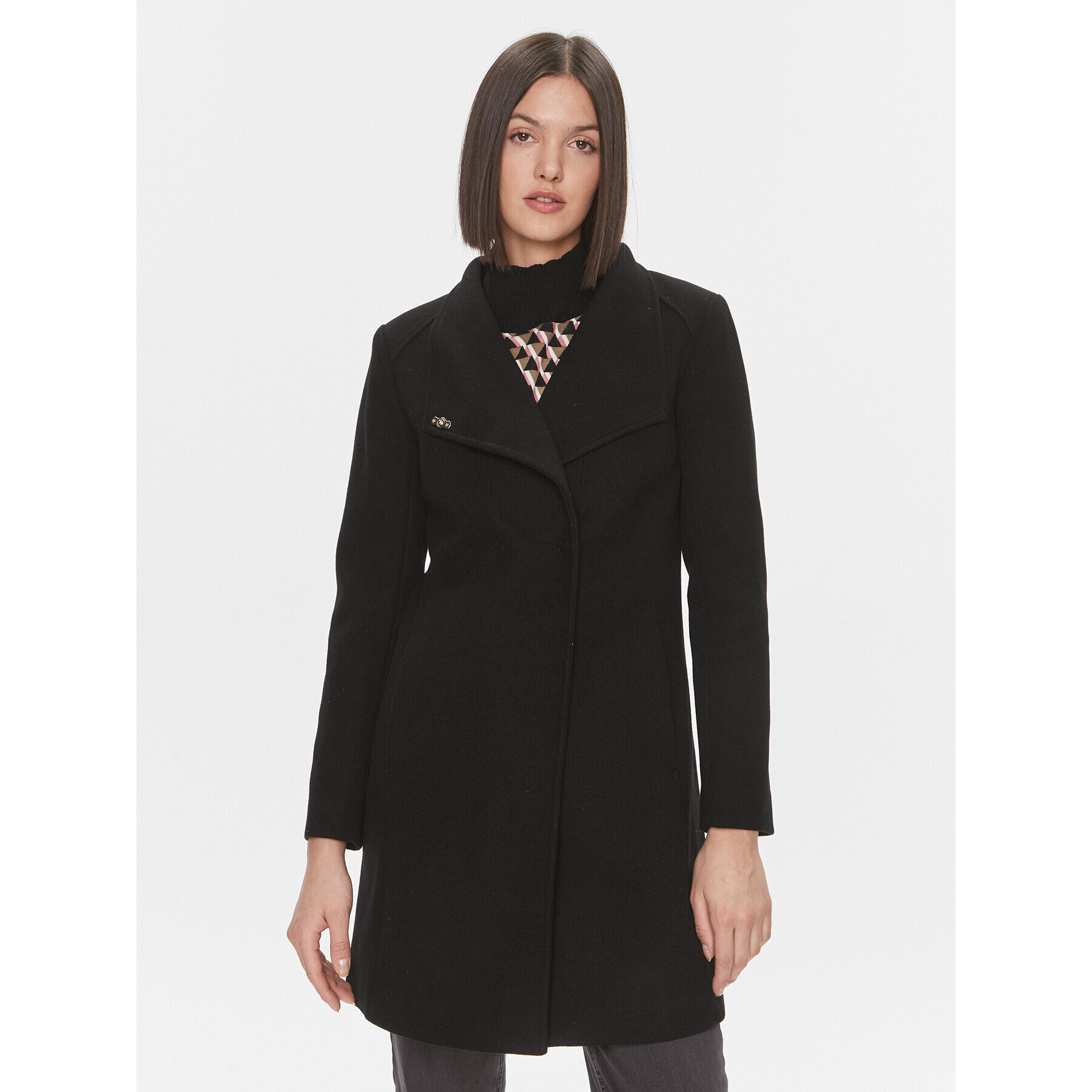 Liu Jo Преходно палто MF3271 J4600 Черен Regular Fit - Pepit.bg