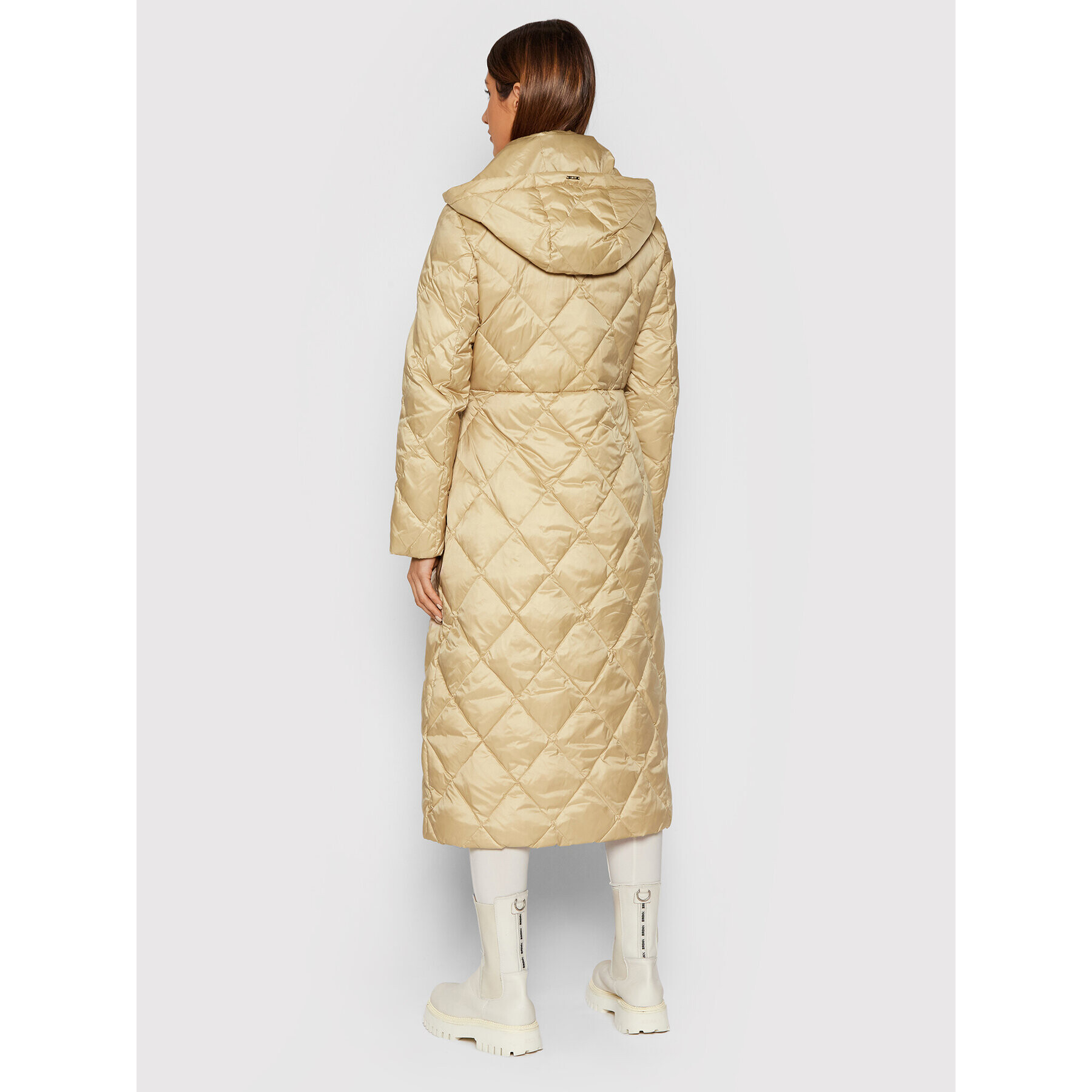 Liu Jo Пухено яке WF1063 T4573 Бежов Regular Fit - Pepit.bg