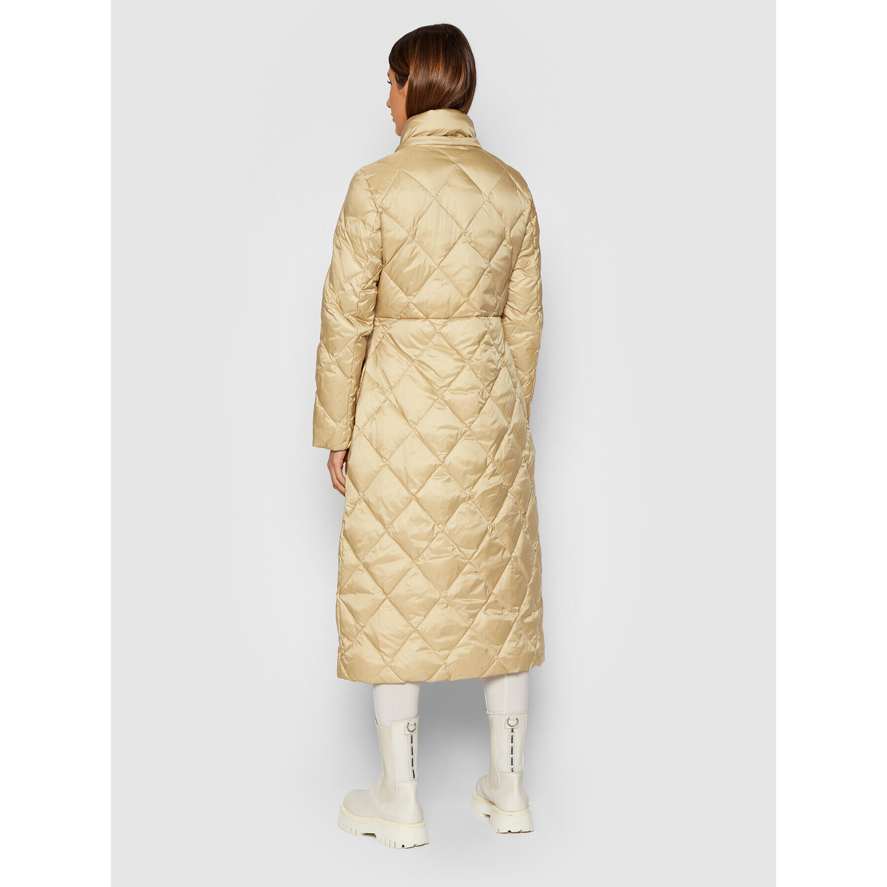 Liu Jo Пухено яке WF1063 T4573 Бежов Regular Fit - Pepit.bg