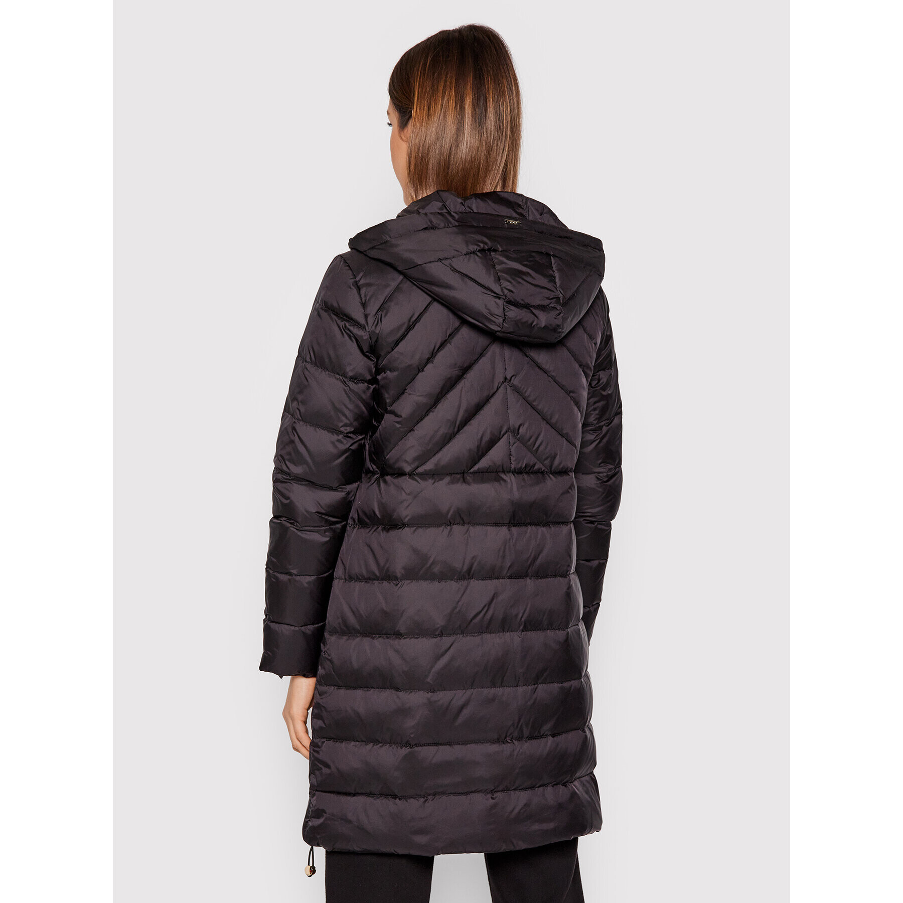 Liu Jo Пухено яке WF1065 T4573 Черен Regular Fit - Pepit.bg