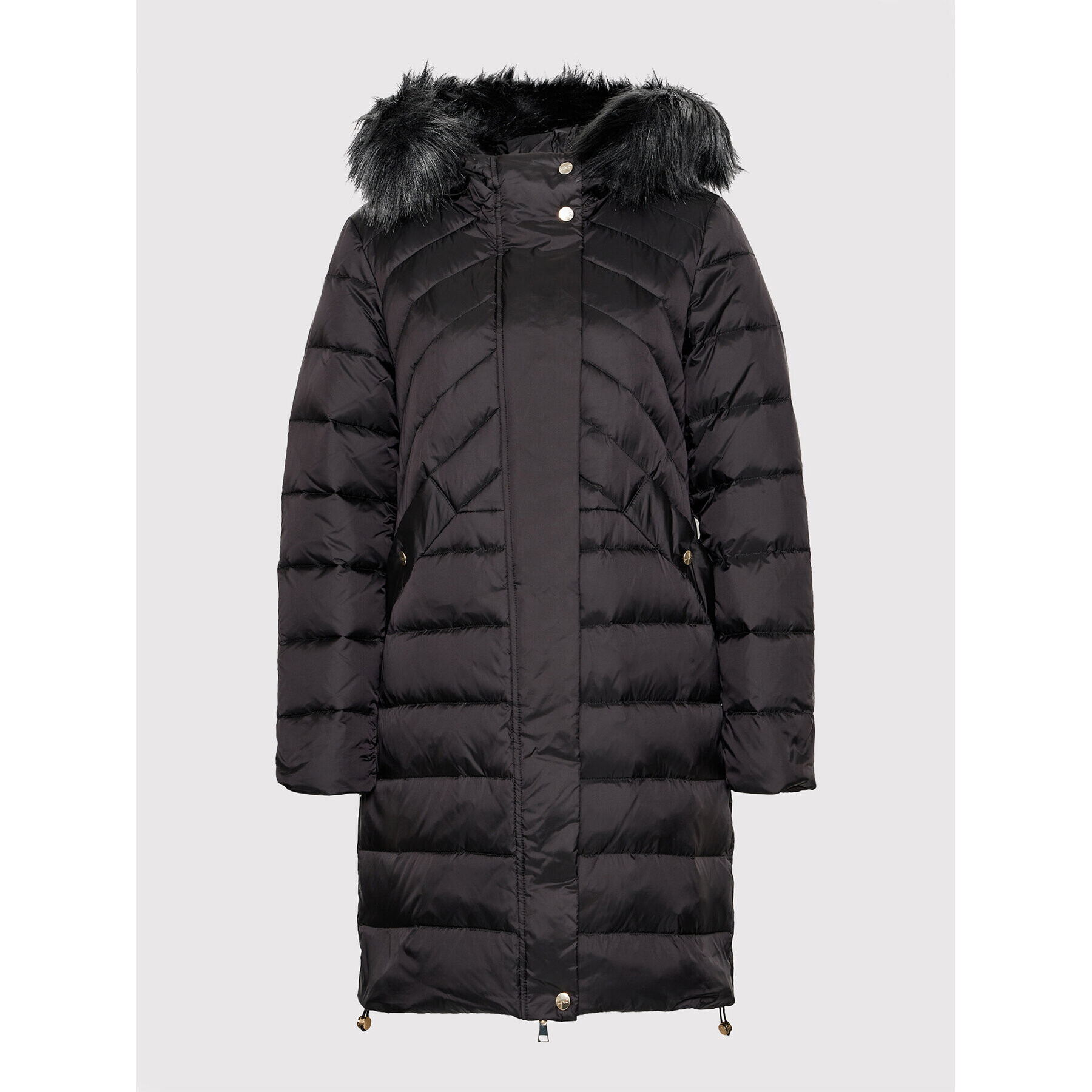 Liu Jo Пухено яке WF1065 T4573 Черен Regular Fit - Pepit.bg