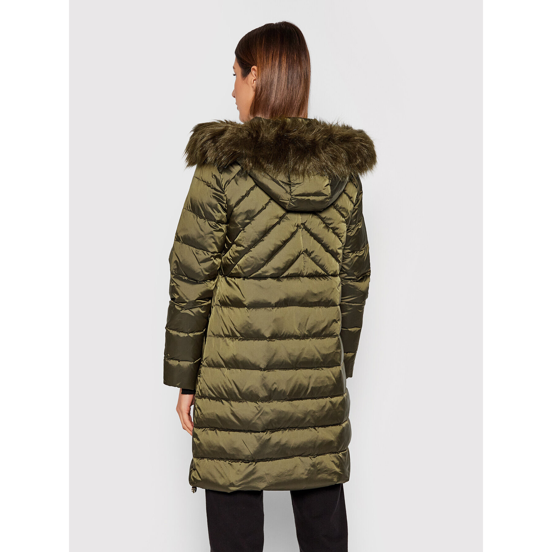 Liu Jo Пухено яке WF1065 T4573 Зелен Regular Fit - Pepit.bg