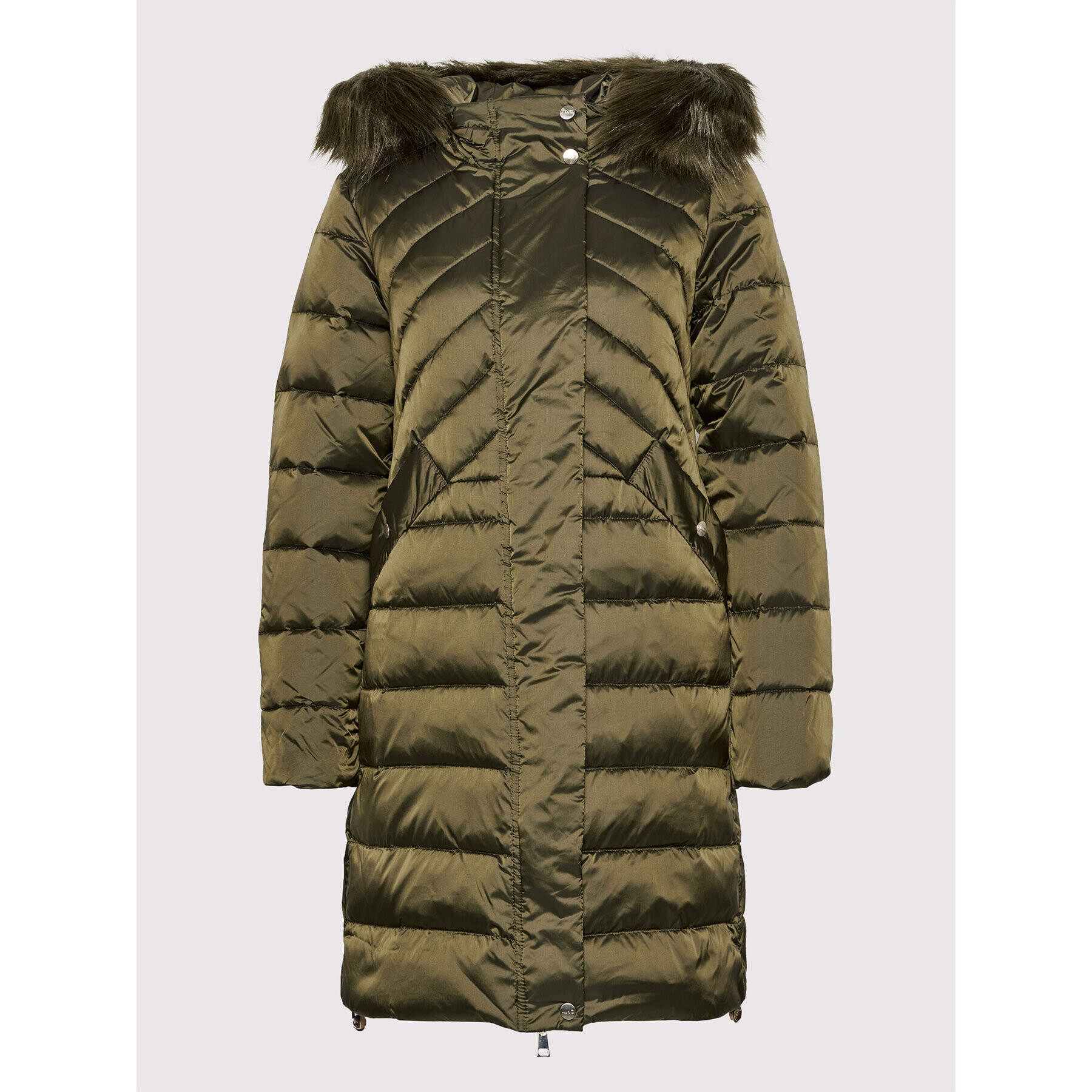 Liu Jo Пухено яке WF1065 T4573 Зелен Regular Fit - Pepit.bg