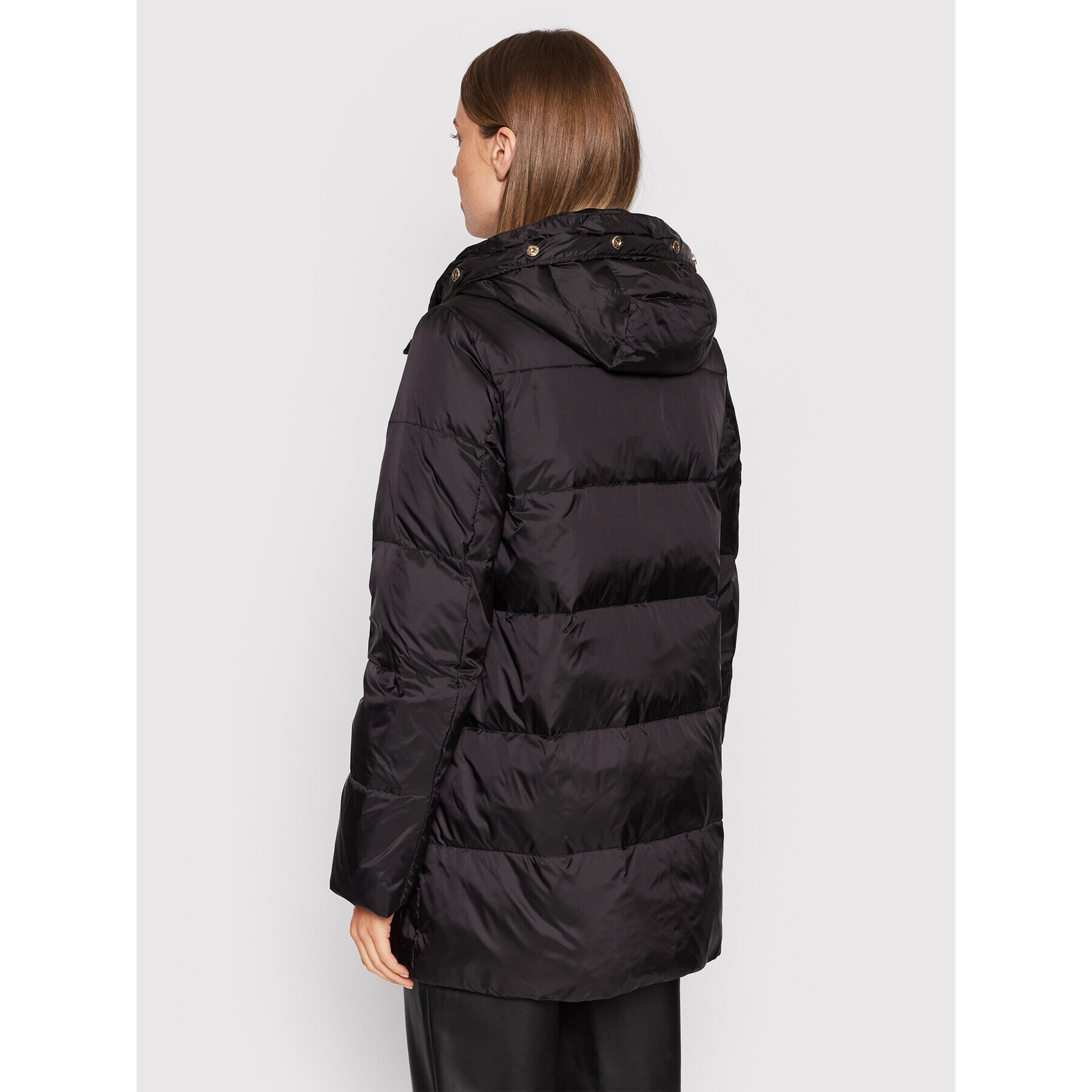 Liu Jo Пухено яке WF1075 T4573 Черен Regular Fit - Pepit.bg