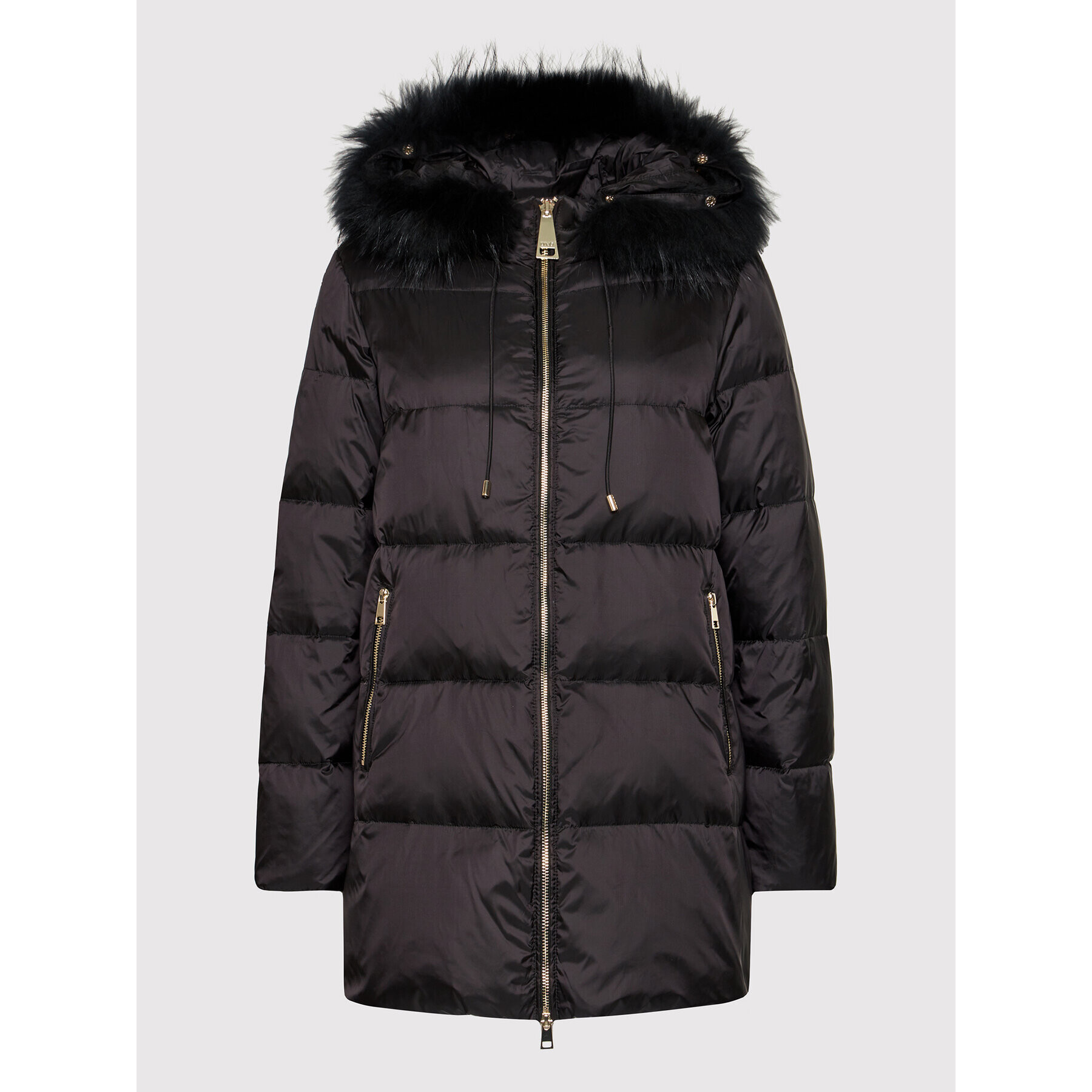 Liu Jo Пухено яке WF1075 T4573 Черен Regular Fit - Pepit.bg