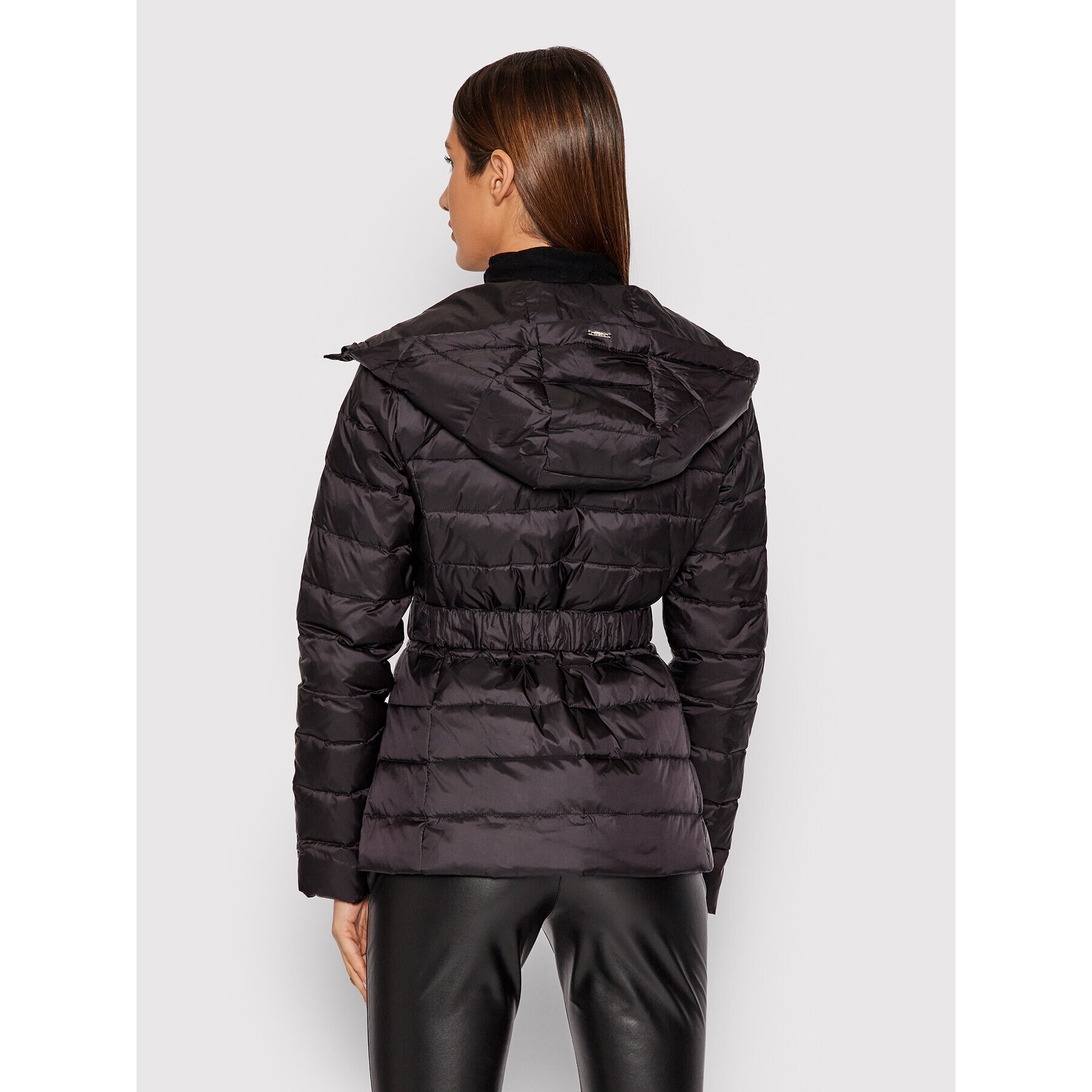 Liu Jo Пухено яке WF1076 T4573 Черен Regular Fit - Pepit.bg