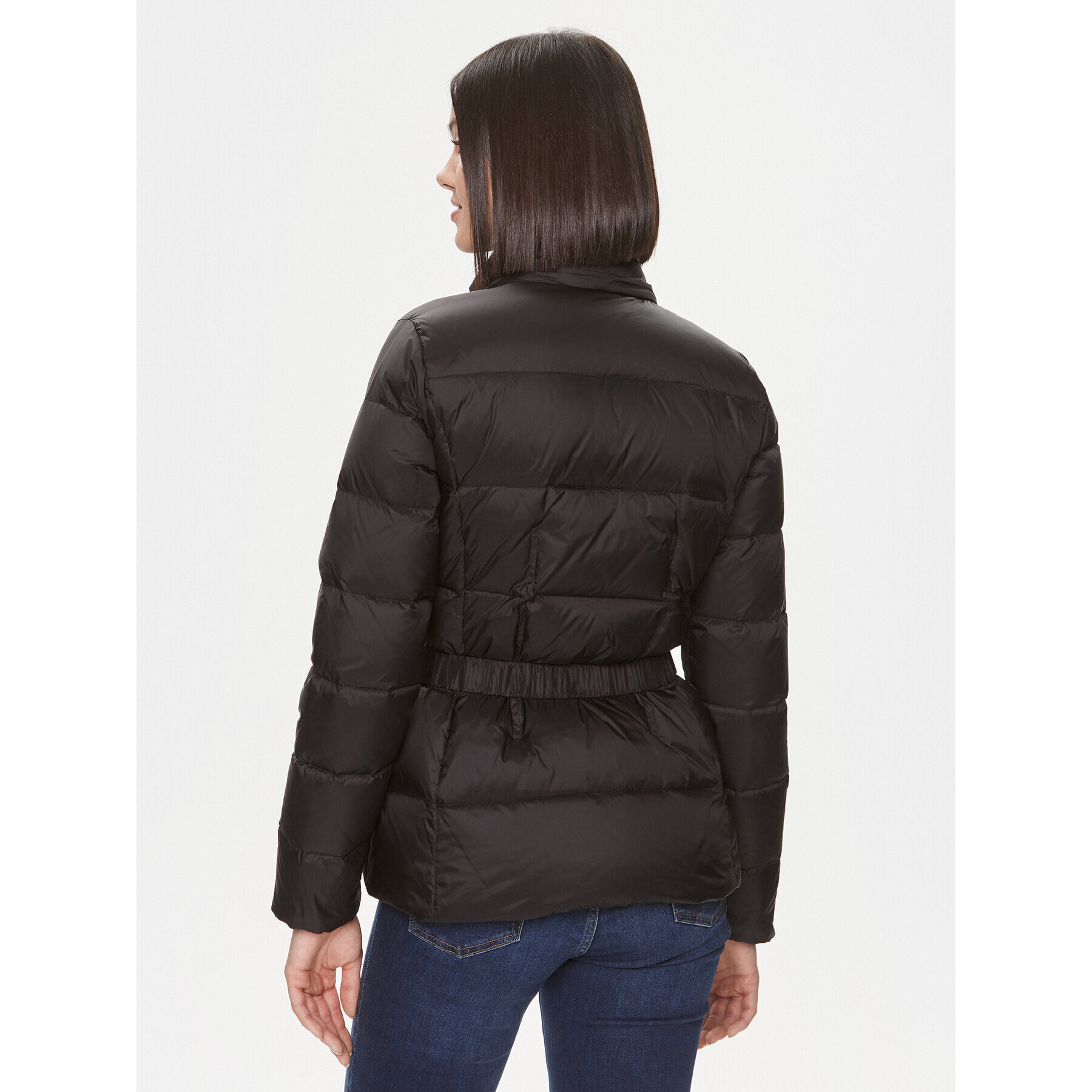 Liu Jo Пухено яке MF3062 T3130 Черен Regular Fit - Pepit.bg