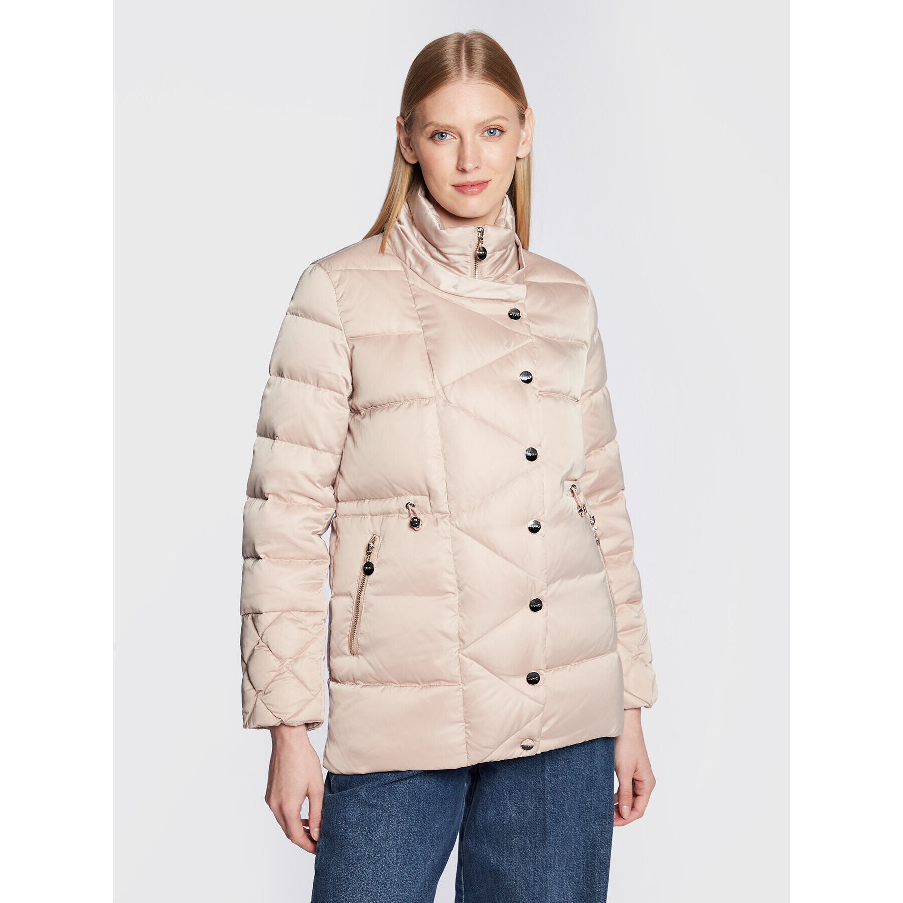 Liu Jo Sport Пухено яке TF2184 T4558 Бежов Regular Fit - Pepit.bg
